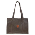 Celine Brown Pvc Shoulder Bag Tote Bag