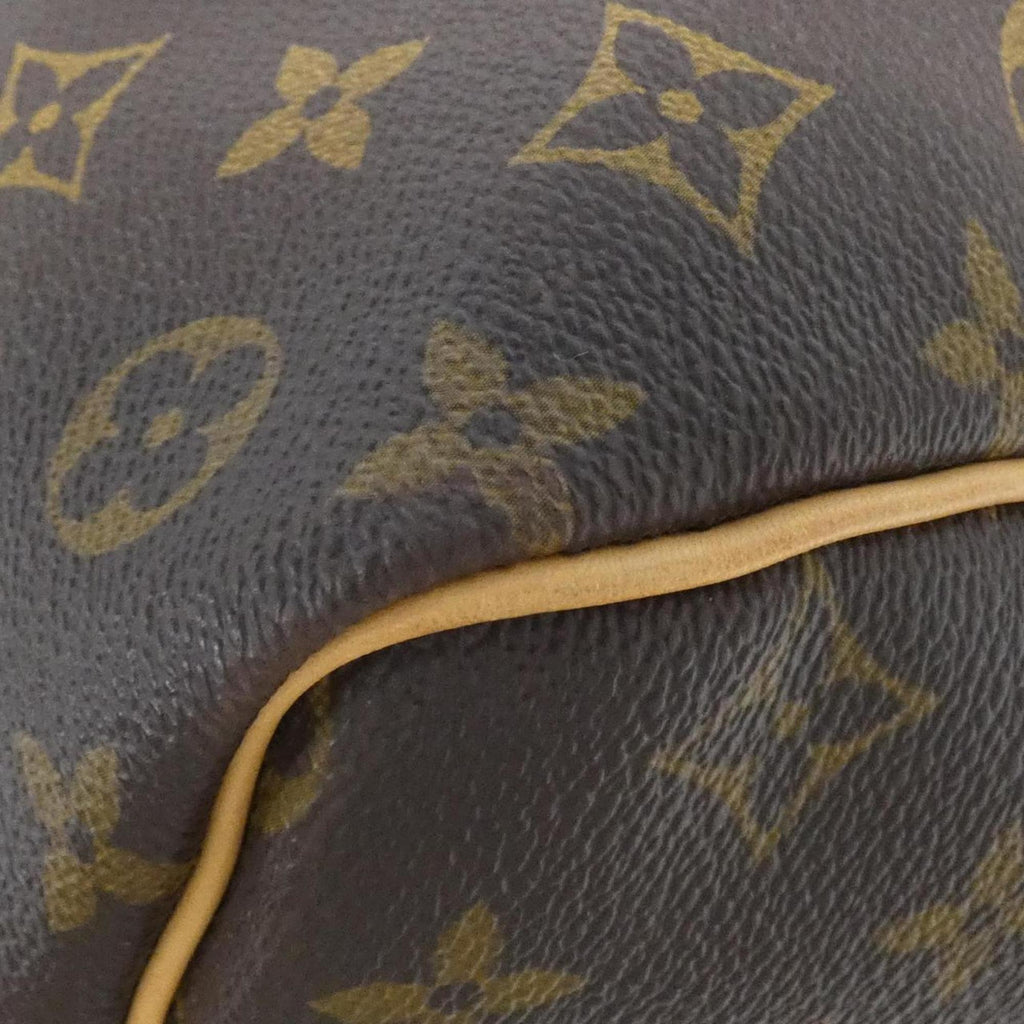 Louis Vuitton Marron Coated Canvas Boston Bag
