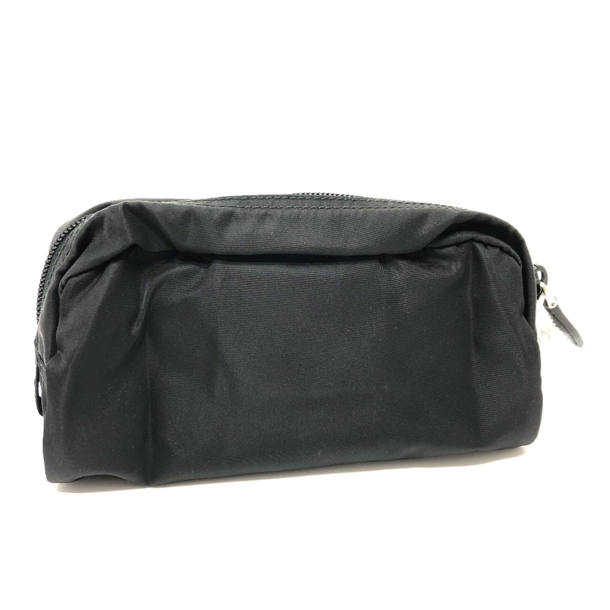Prada Black Cloth Pouch