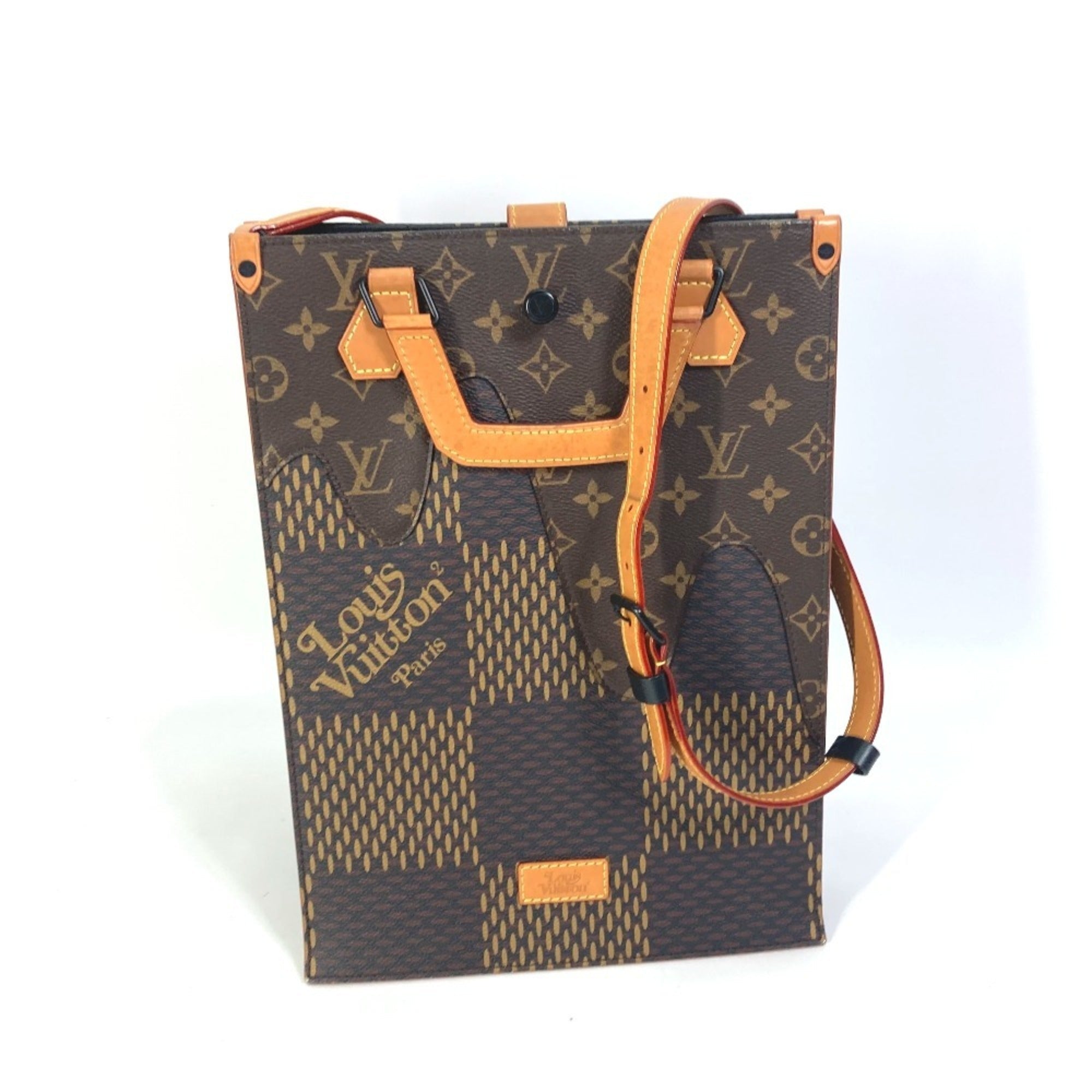 Louis Vuitton Brown Damier Canvas Damier Canvas Shoulder Bag Tote Bag