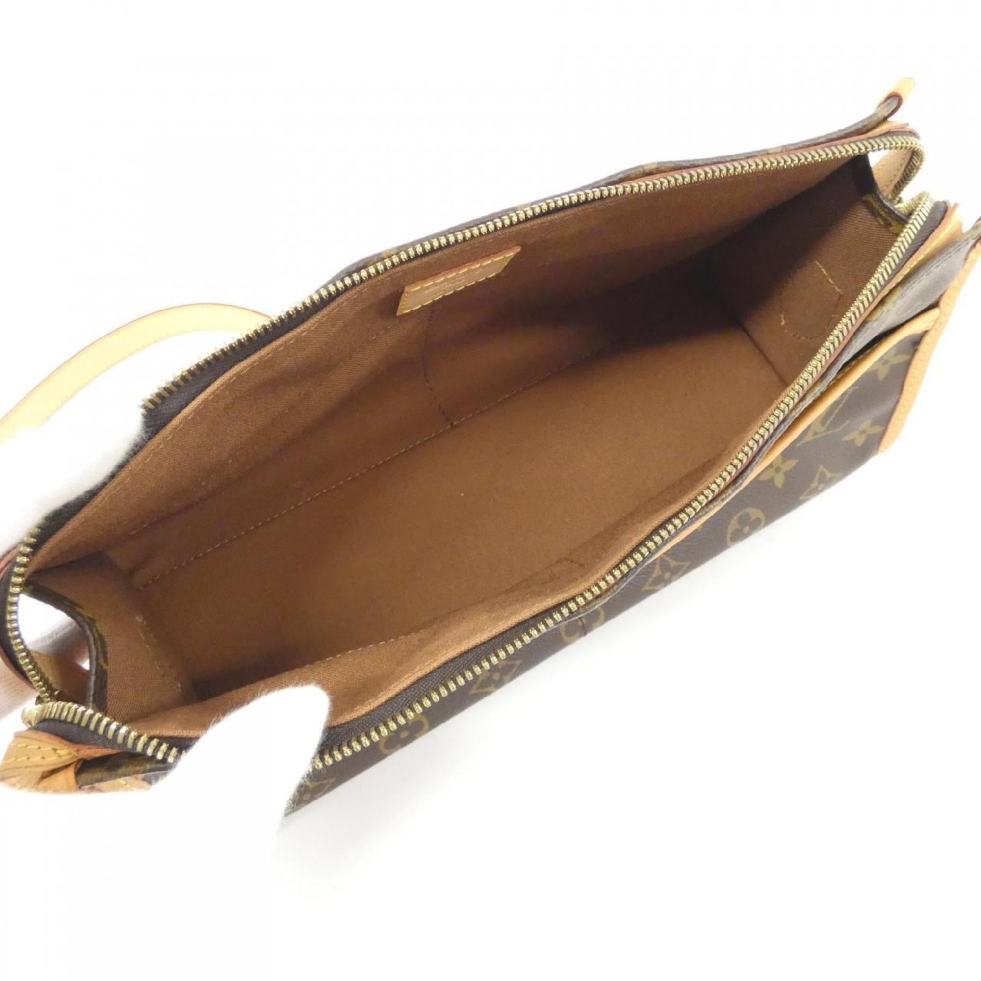 Louis Vuitton Marron Coated Canvas Shoulder Bag