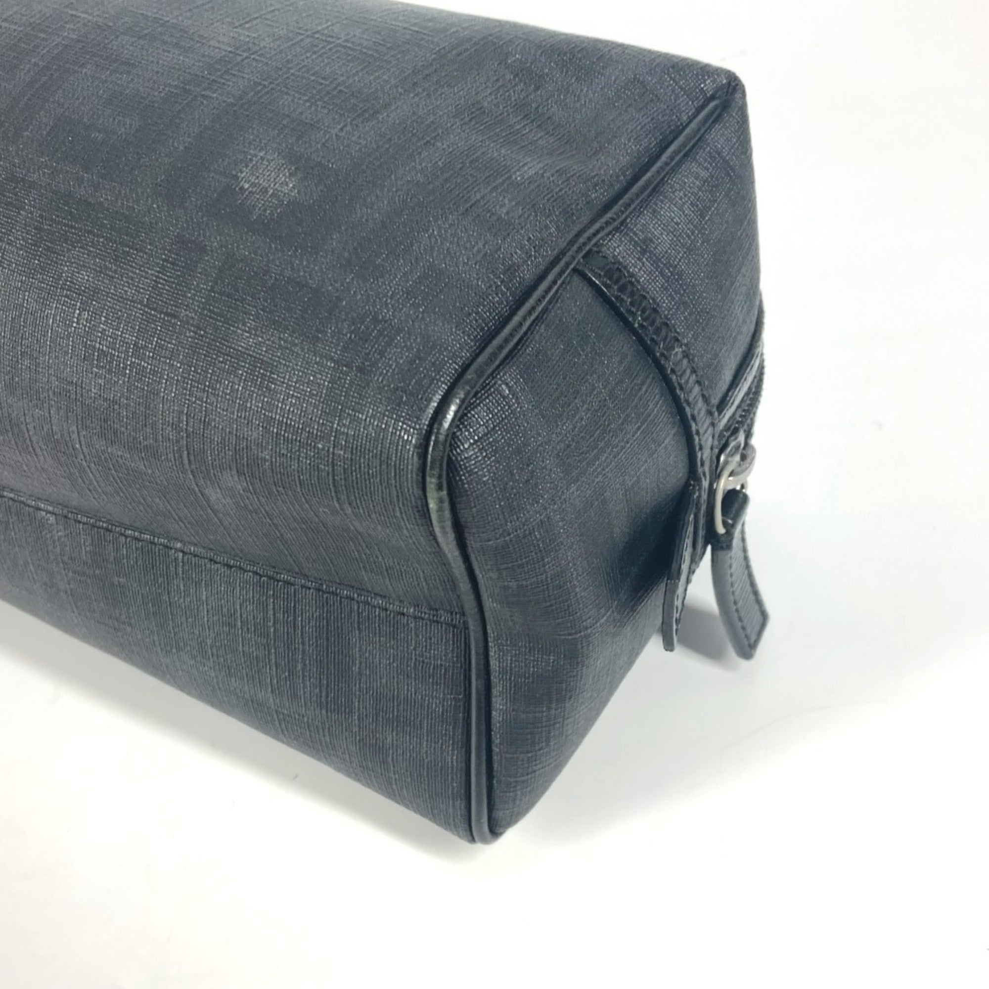 Fendi Zucca Black Pvc Pouch