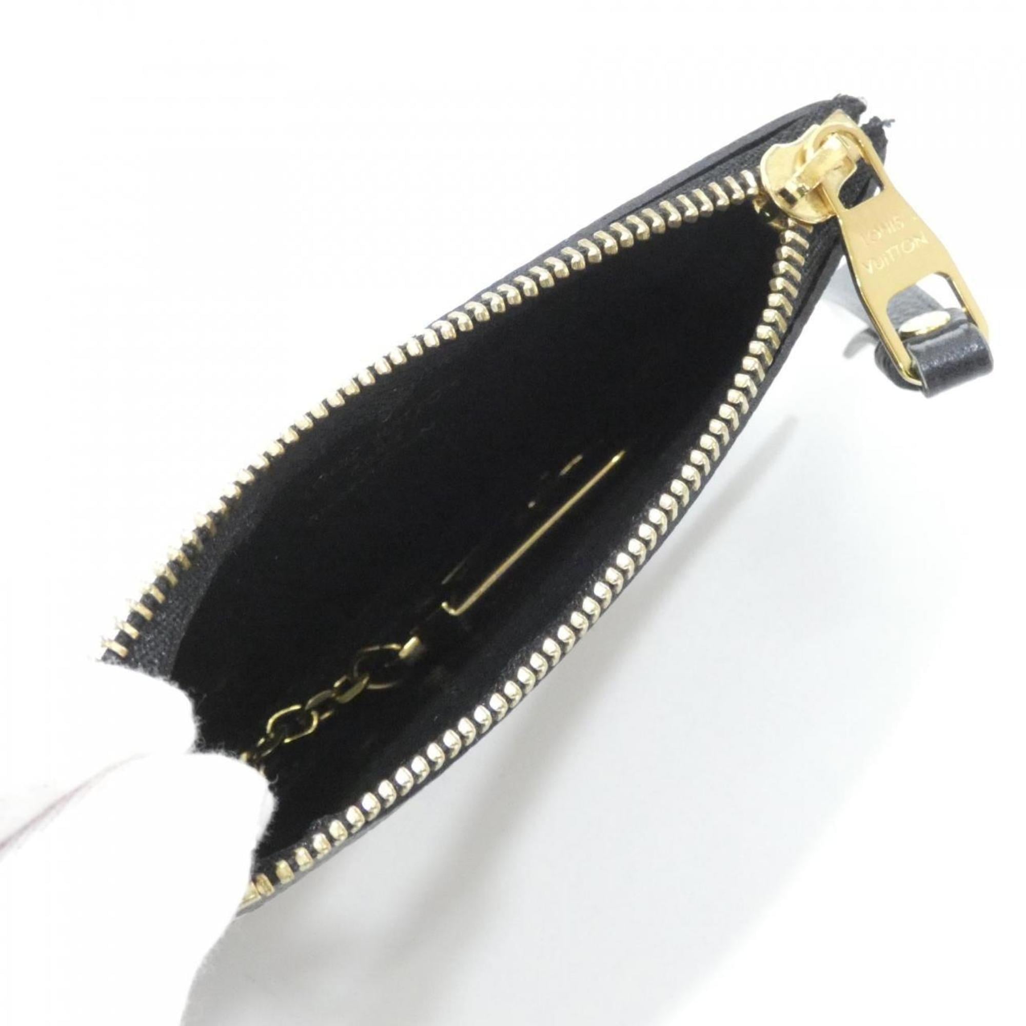 Louis Vuitton Monogram Empreinte Beige Black Leather Coin Purse/Coin Case
