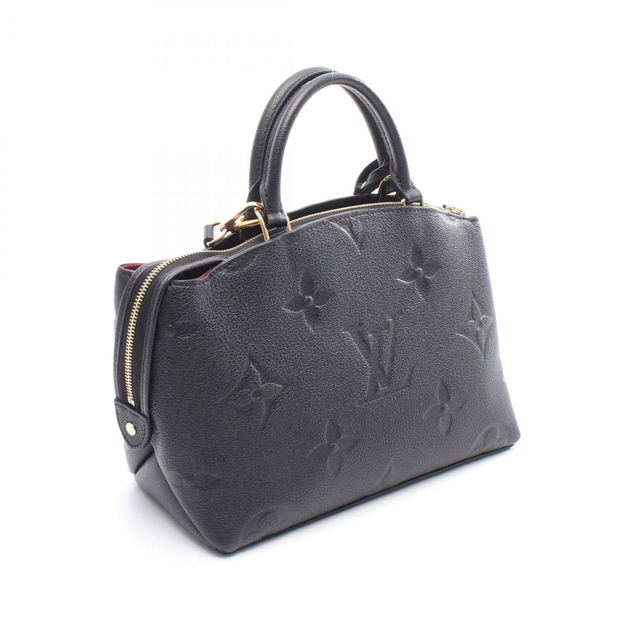 Louis Vuitton Black Noir Monogram Empreinte Handbag