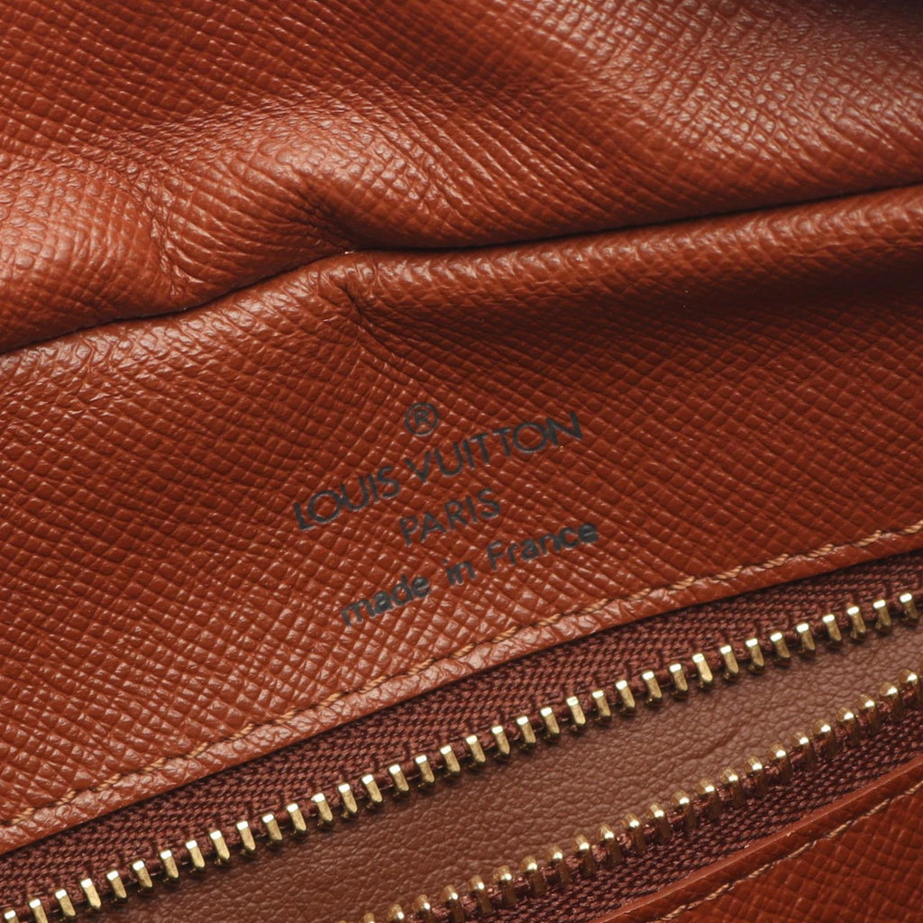 Louis Vuitton Brown Monogram Coated Canvas Leather Shoulder Bag