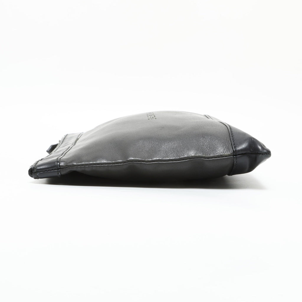 Balenciaga Black Leather Clutch