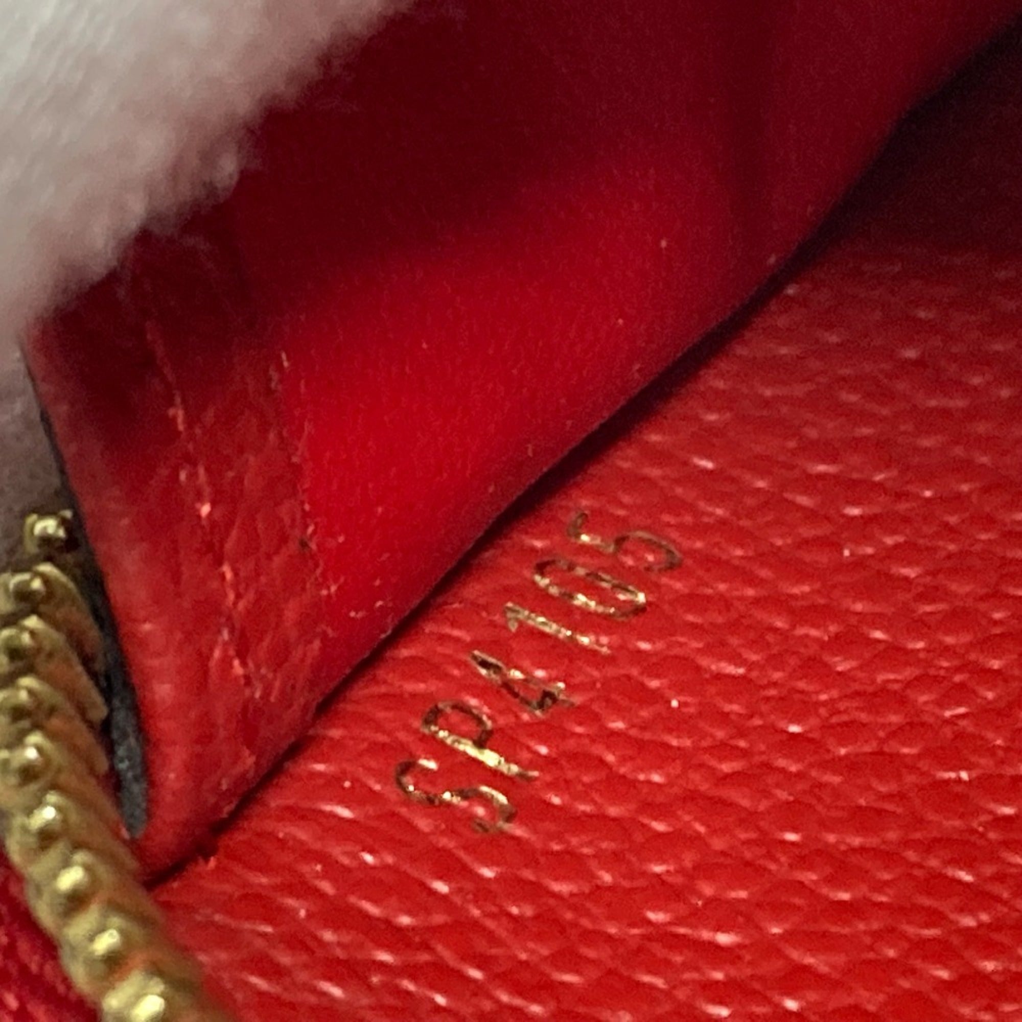 Louis Vuitton Monogram Empreinte Cerise Red Color Monogram Empreinte Long Wallet