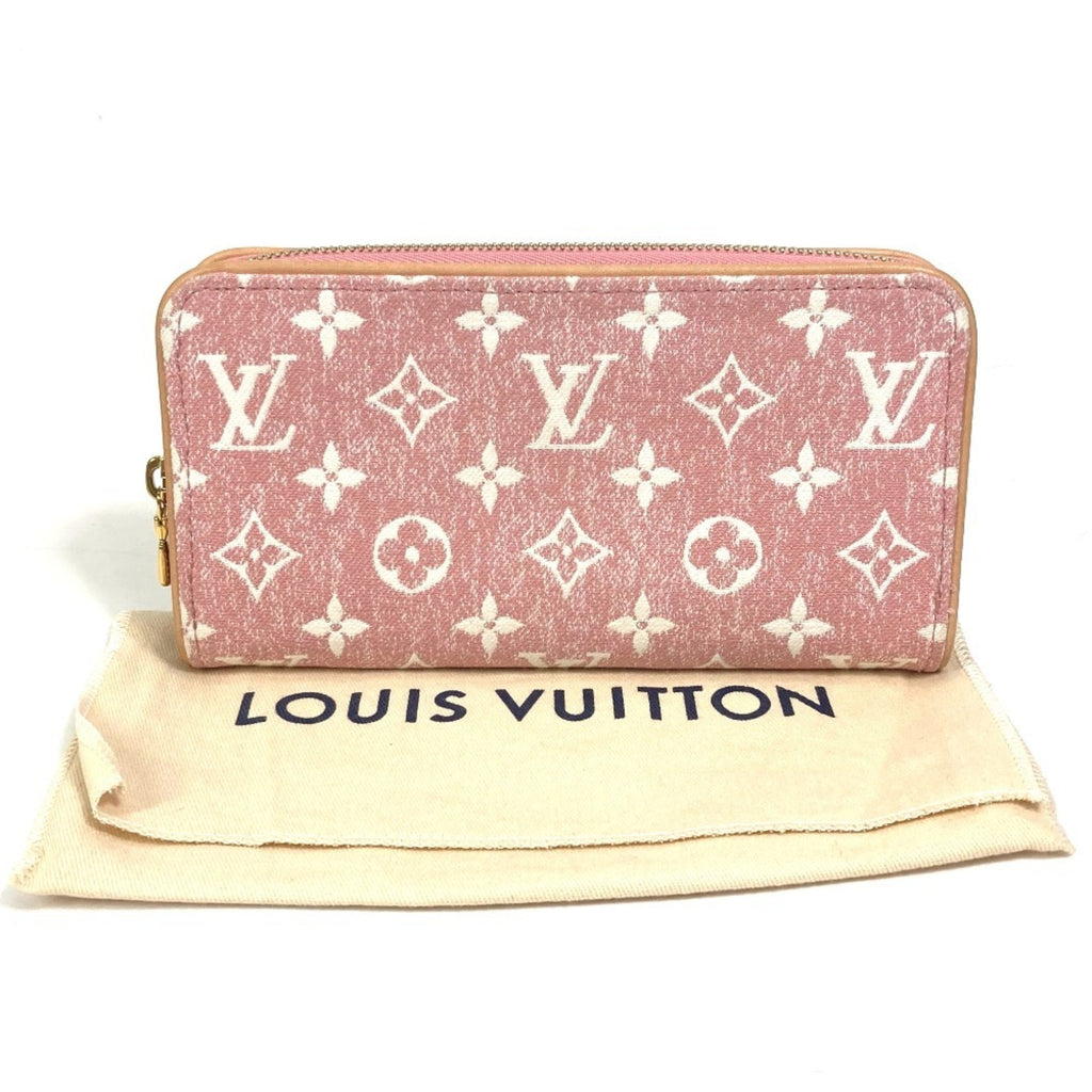 Louis Vuitton Monogram Denim Pink Monogram Denim Long Wallet