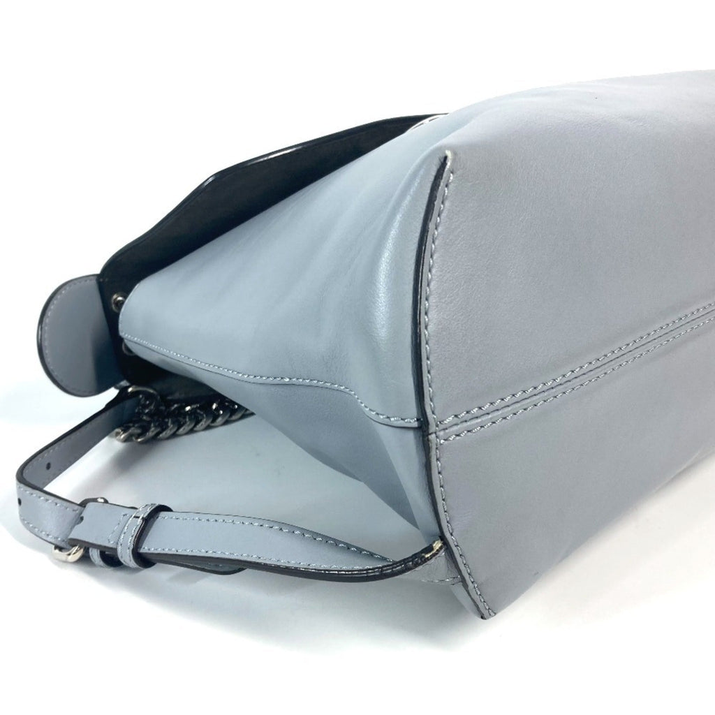 Fendi Blue Leather Backpack