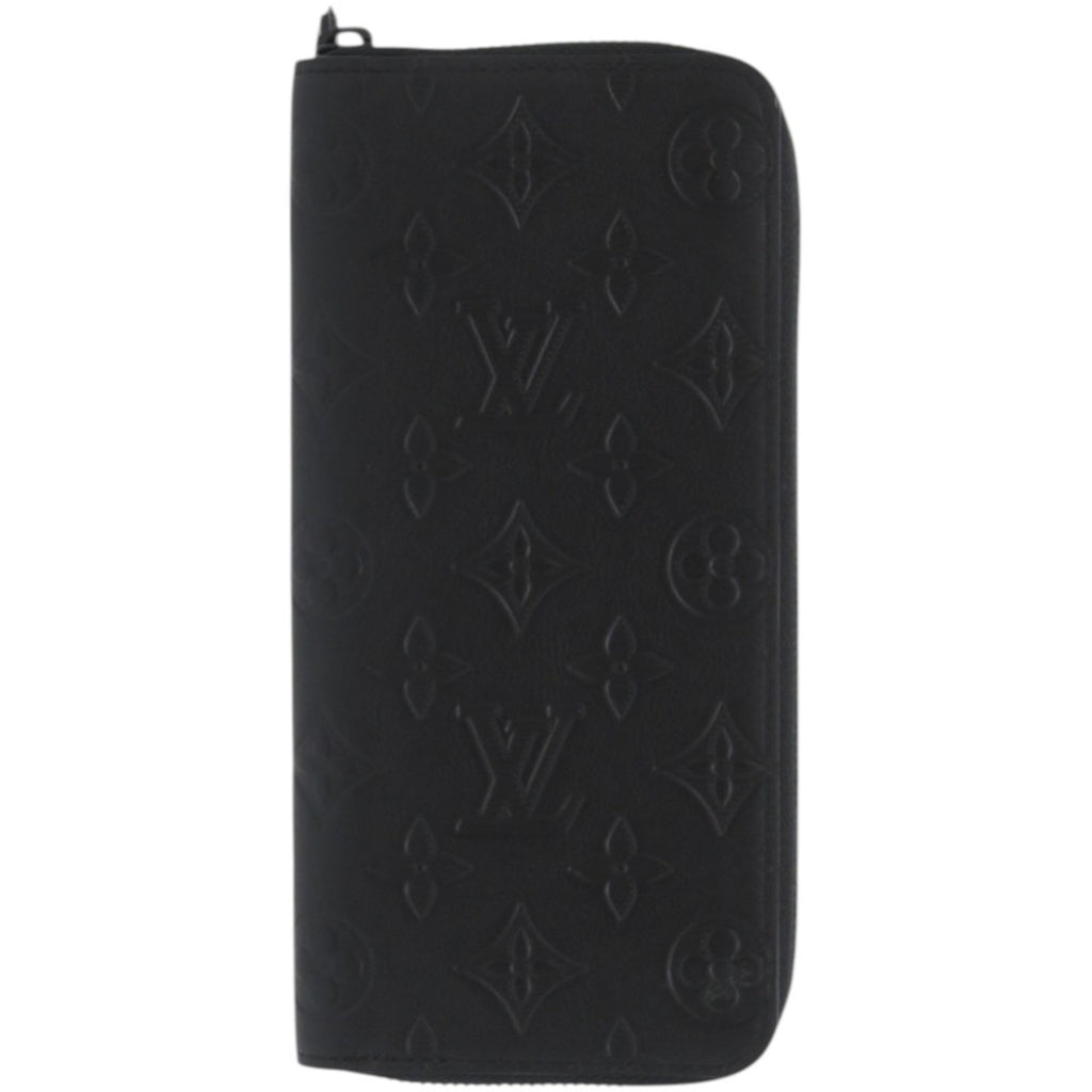 Louis Vuitton Black Leather Long Wallet