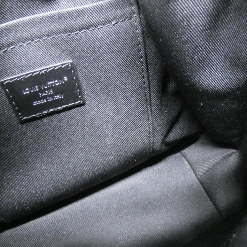 Louis Vuitton Black Leather Shoulder Bag