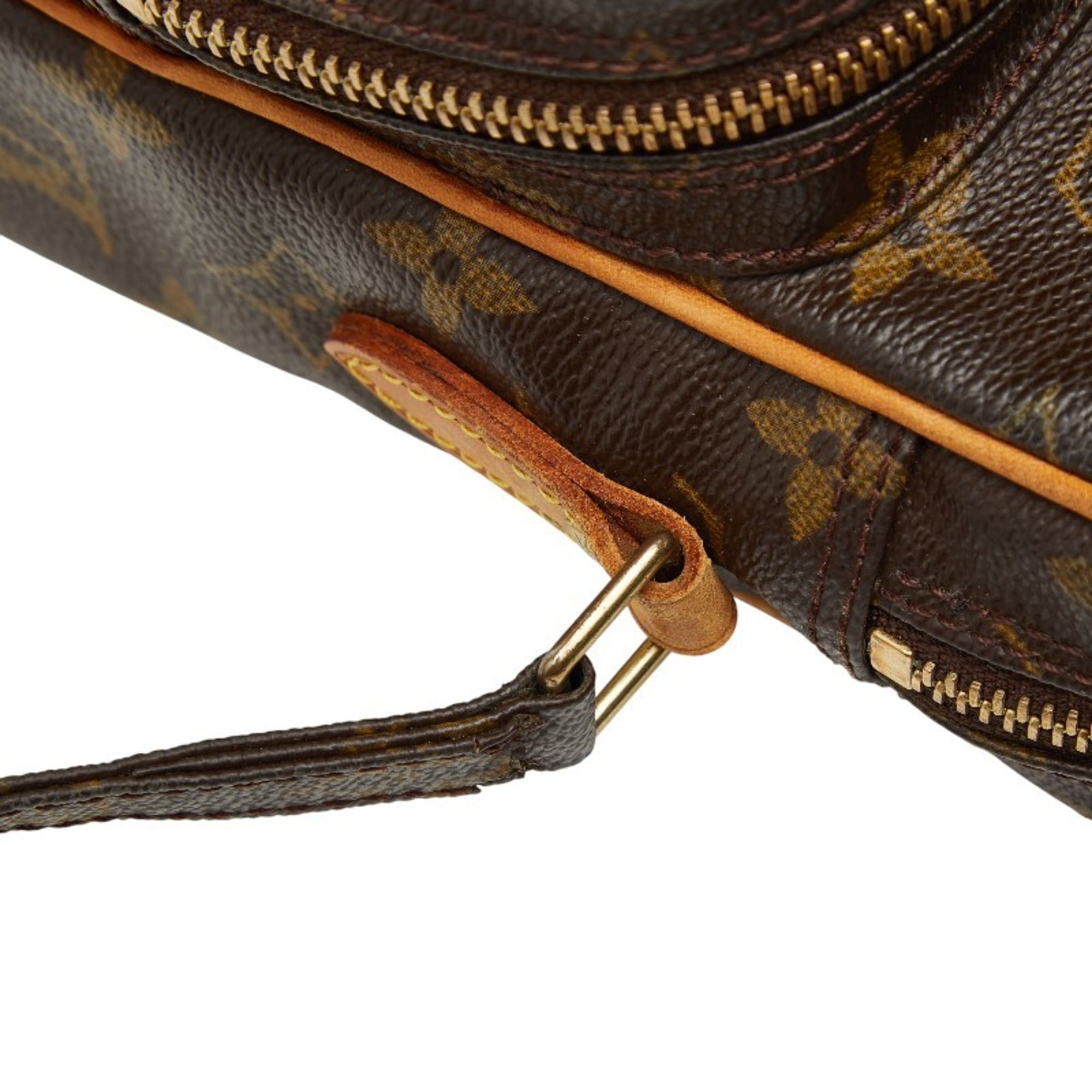 Louis Vuitton Brown Pvc Leather Shoulder Bag