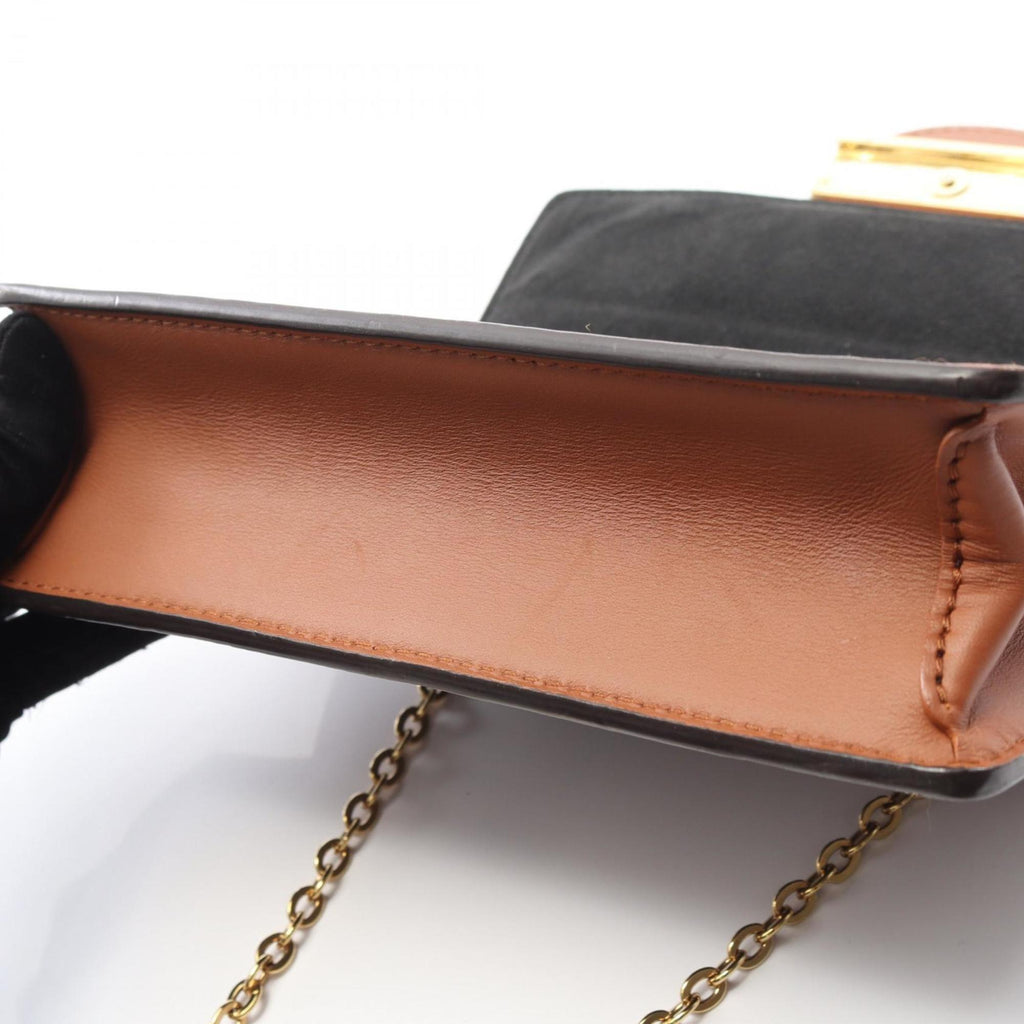 Louis Vuitton Beige Brown Coated Canvas Leather Shoulder Bag