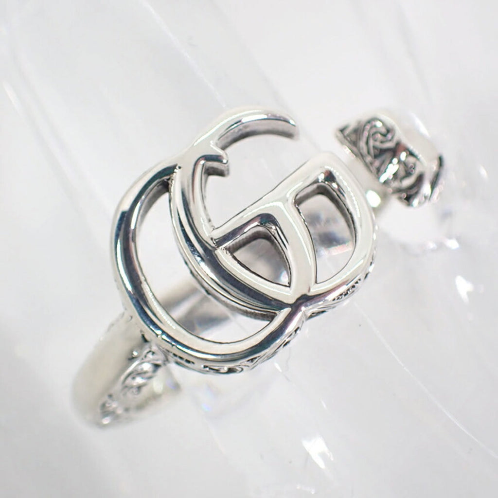Gucci Sterling Silver 925 Band Ring (Pre-Owned)