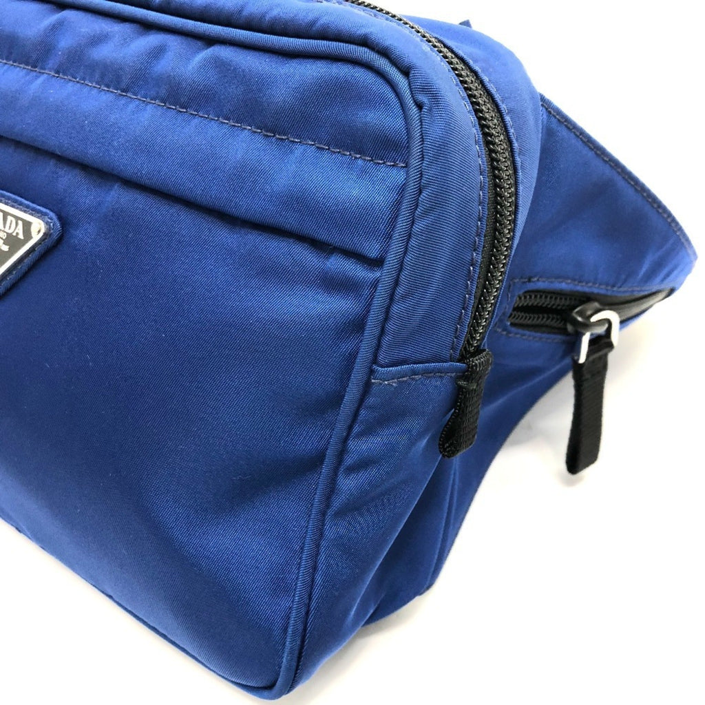 Prada Blue Nylon Fanny Pack