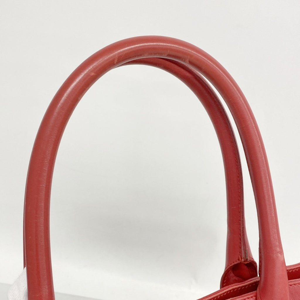 Gucci Black Red Color Canvas Tote Bag (Pre-Owned)