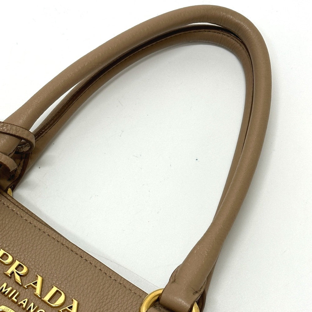 Prada Beige Leather Handbag