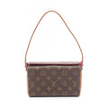 Louis Vuitton Monogram Brown Coated Canvas Leather Handbag