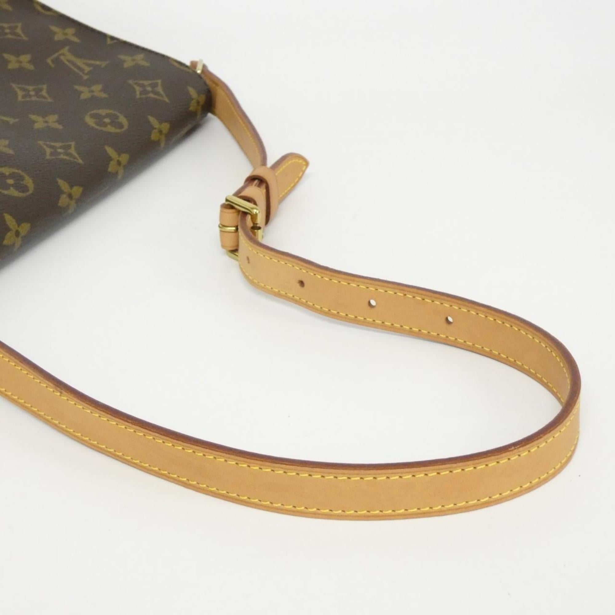 Louis Vuitton Monogram Marron Coated Canvas Shoulder Bag