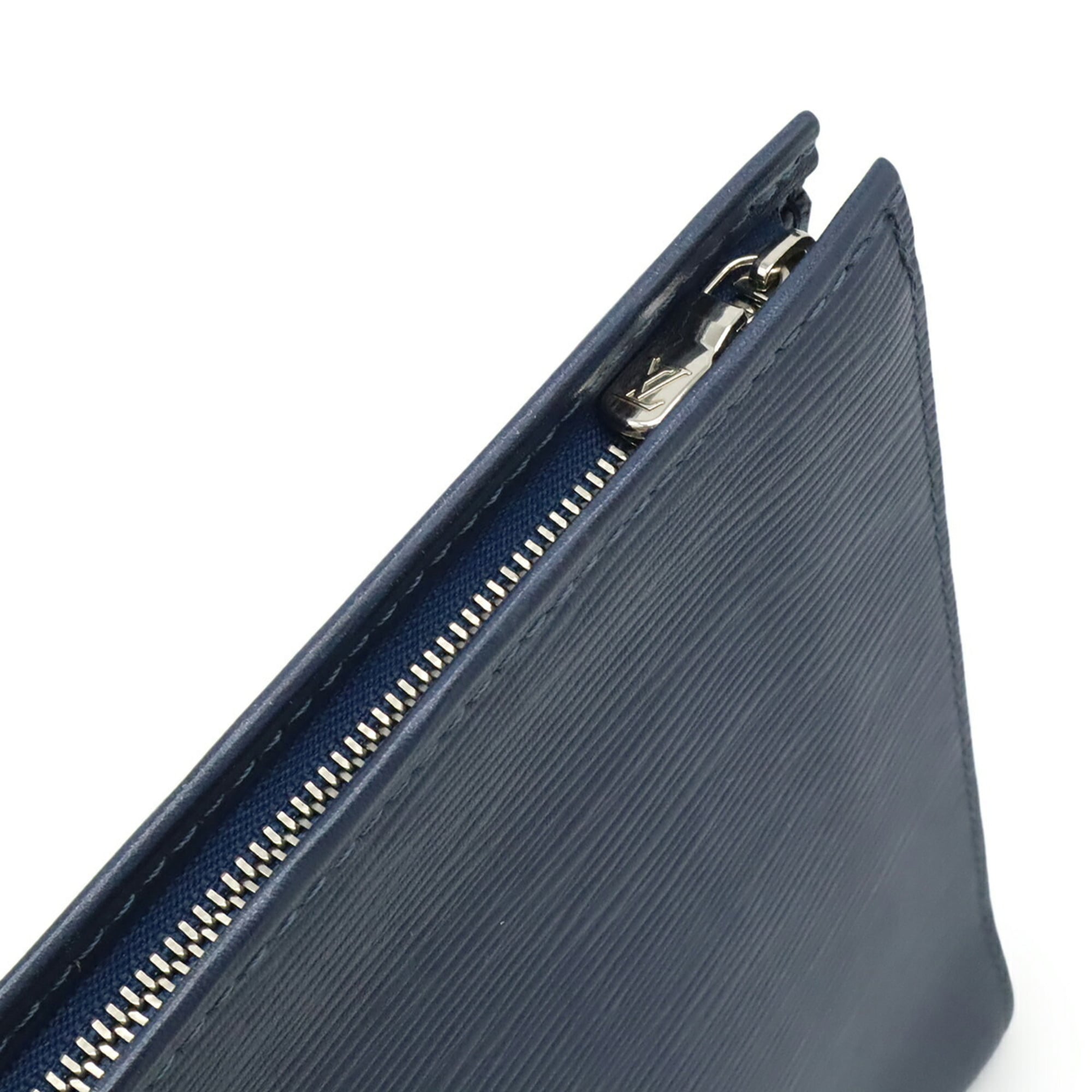 Louis Vuitton Navy Epi Leather Pouch