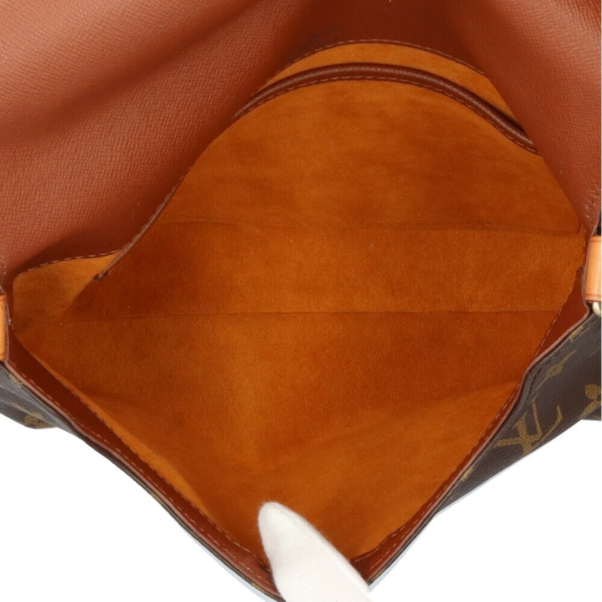 Louis Vuitton Brown Canvas Monogram Shoulder Bag