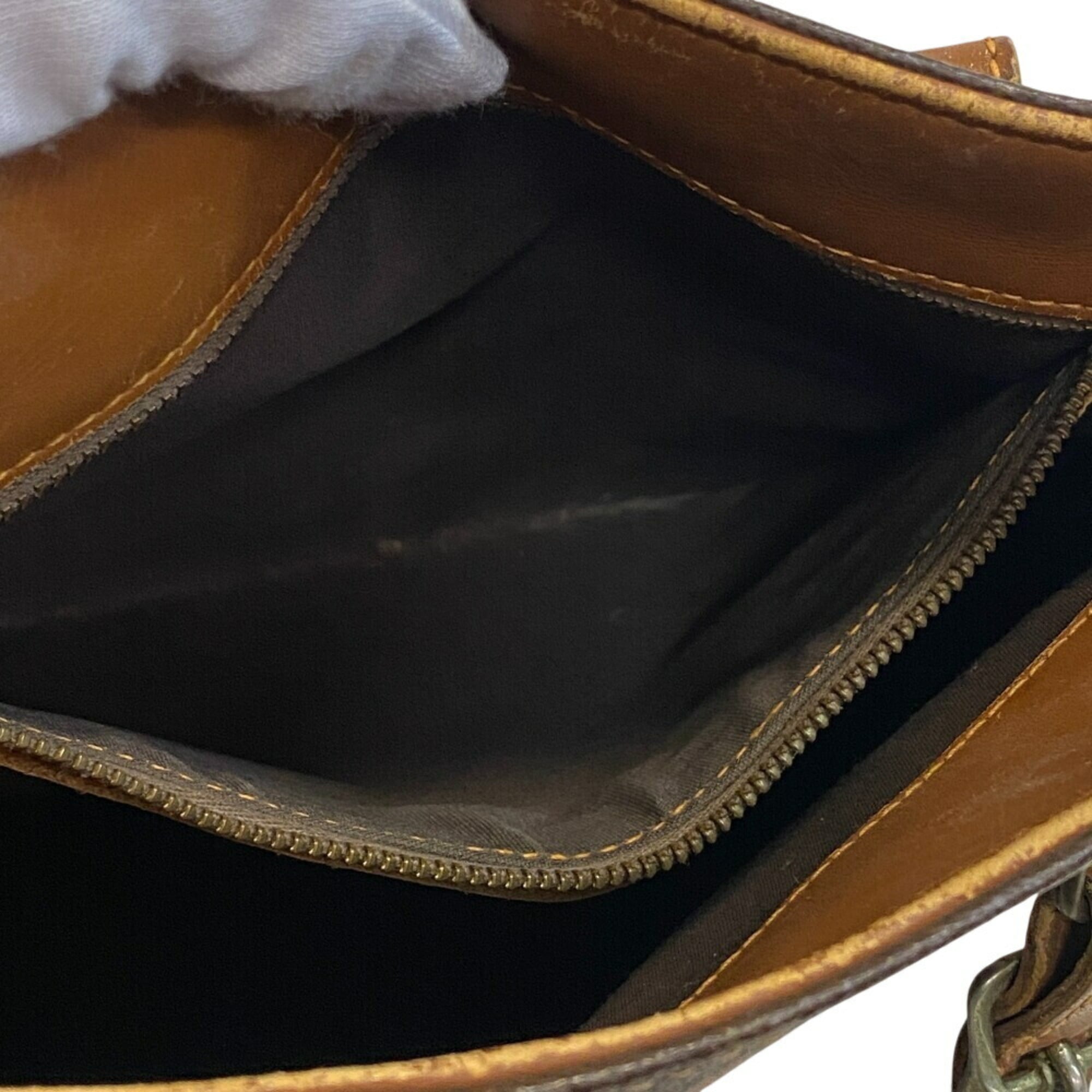 Louis Vuitton Brown Monogram Handbag Shoulder Bag Tote Bag