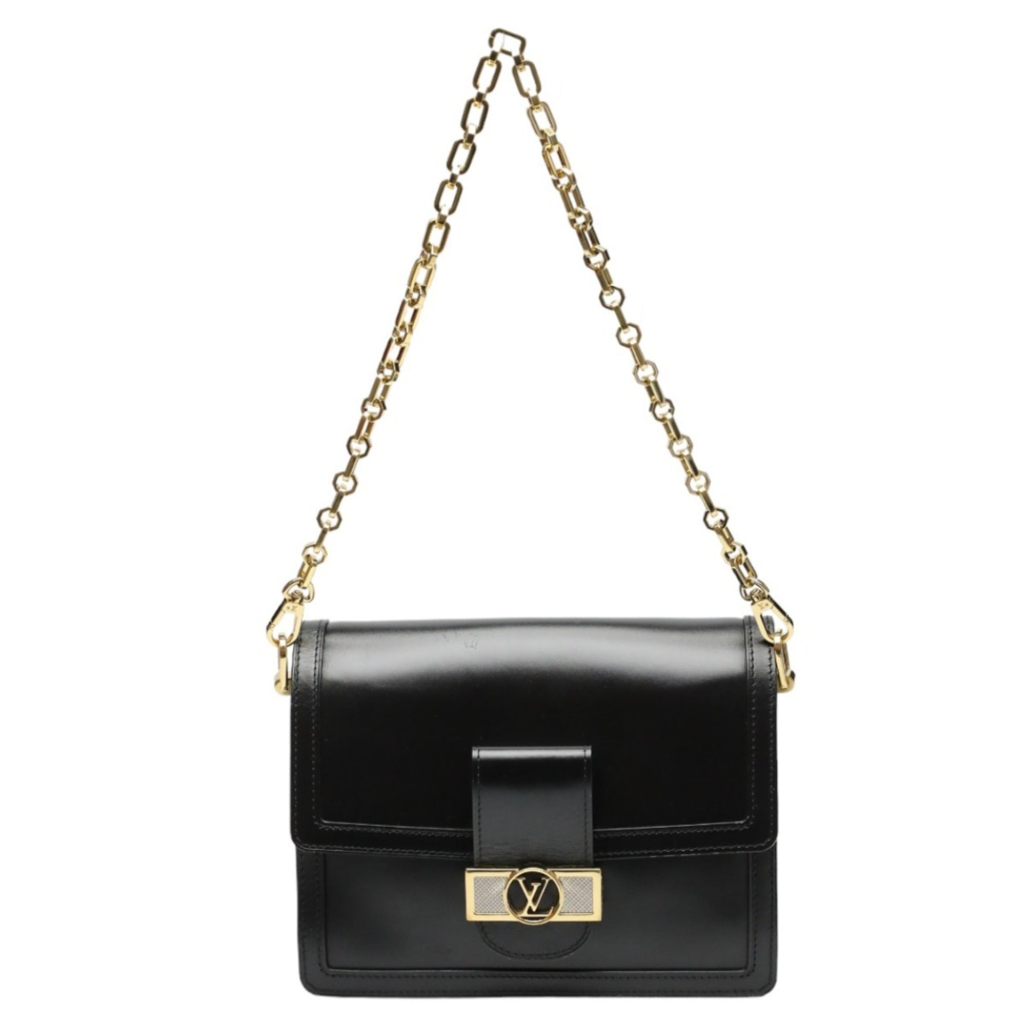 Louis Vuitton Black Noir Leather Shoulder Bag