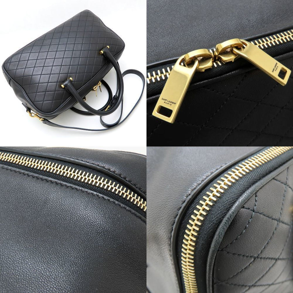Yves Saint Laurent Black Leather Handbag (Pre-Owned)
