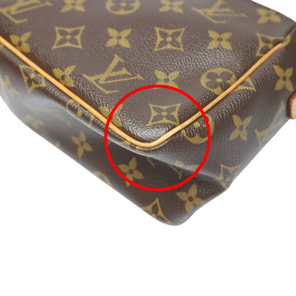 Louis Vuitton Brown Monogram Canvas Shoulder Bag