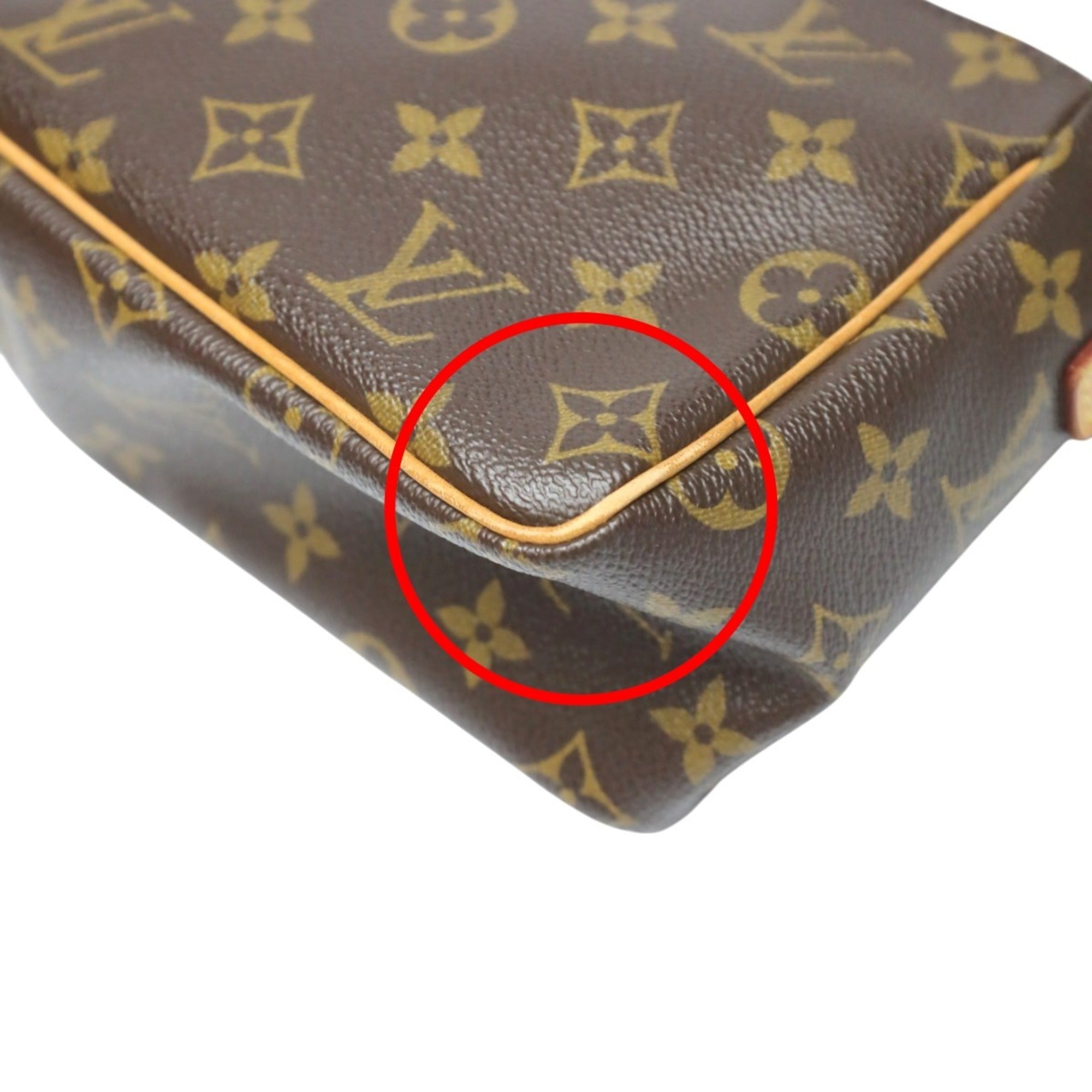 Louis Vuitton Brown Monogram Canvas Shoulder Bag