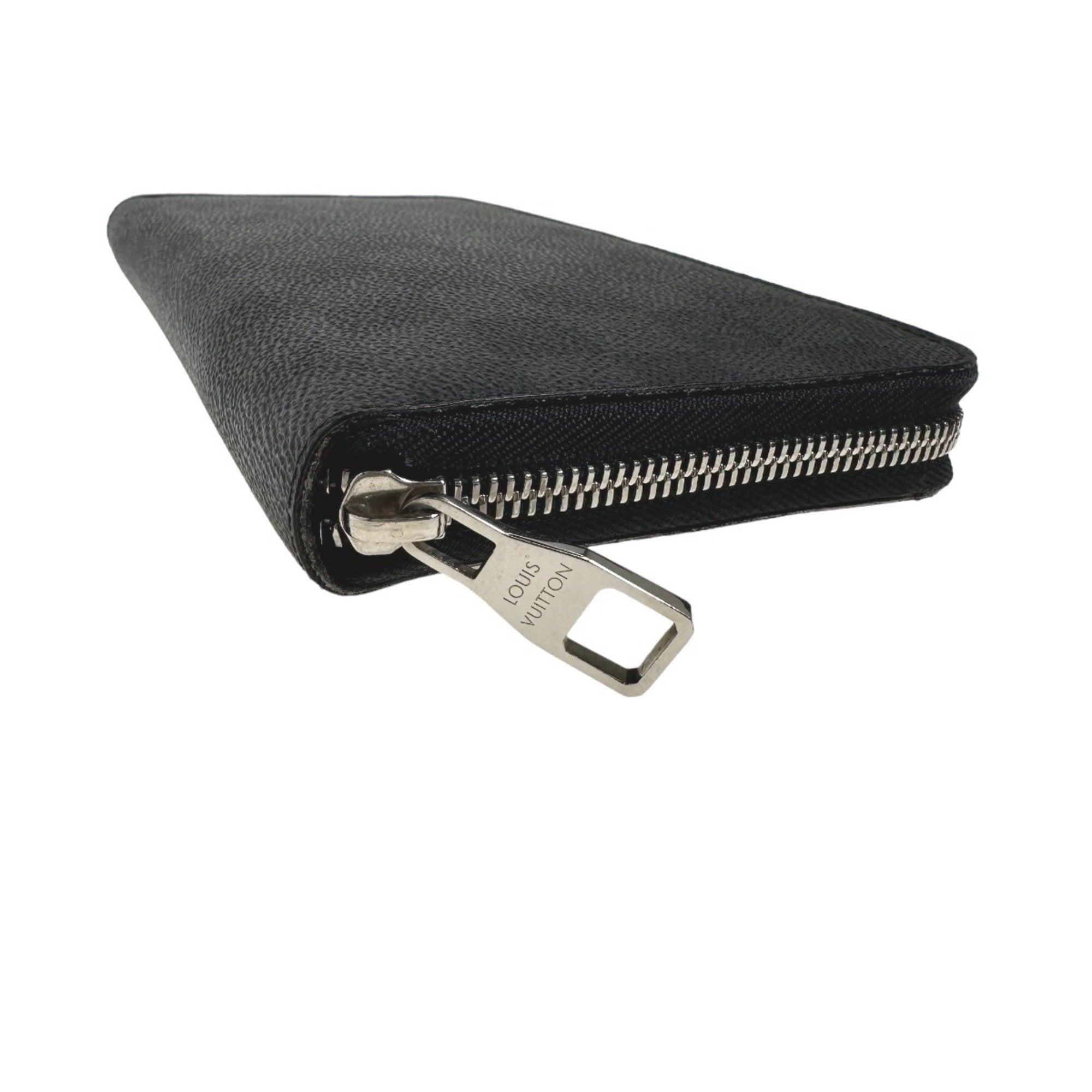 Louis Vuitton Black Damier Graphite Long Wallet