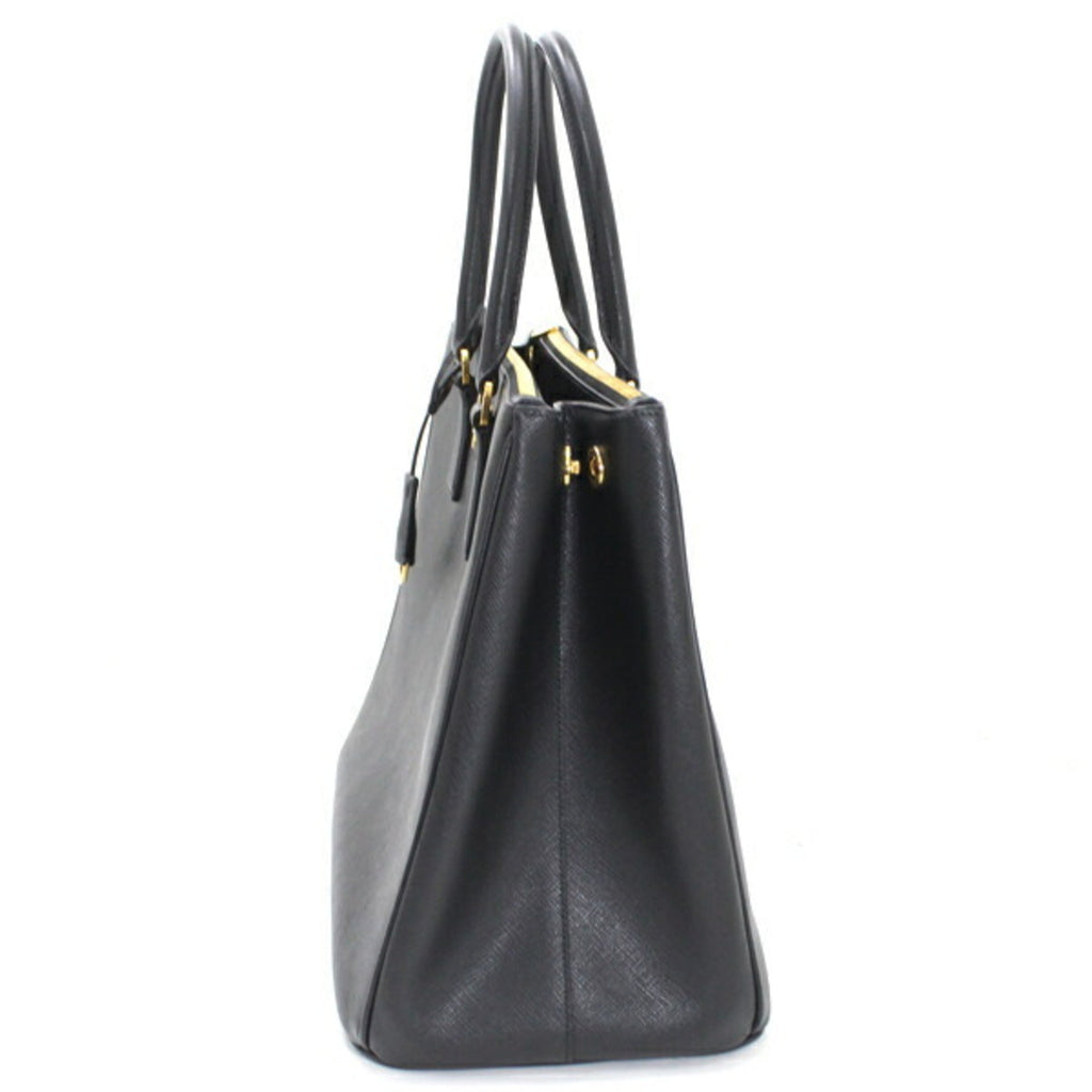 Prada Black Nero Saffiano Lux Handbag Shoulder Bag Tote Bag