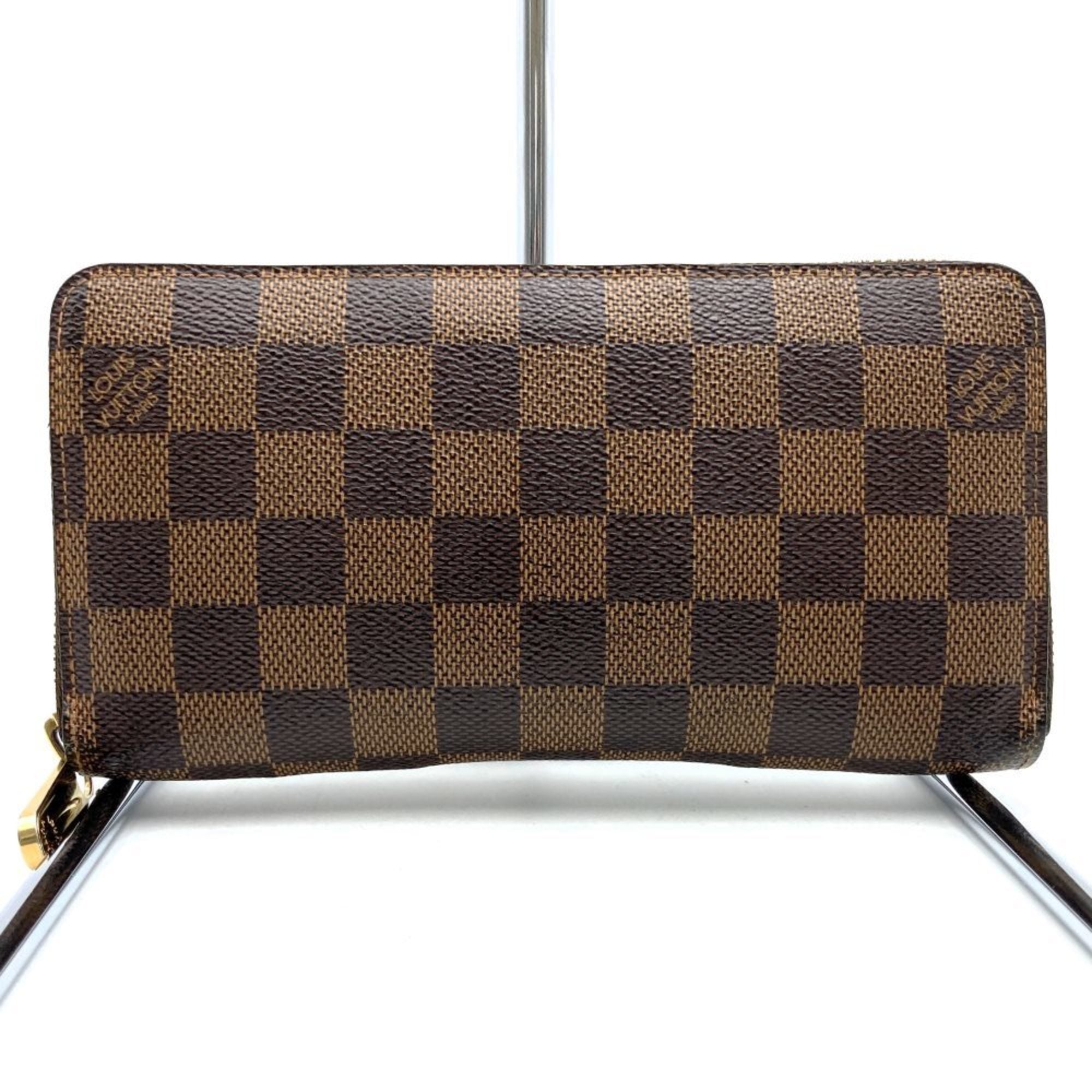 Louis Vuitton Damier Brown Damier Canvas Long Wallet