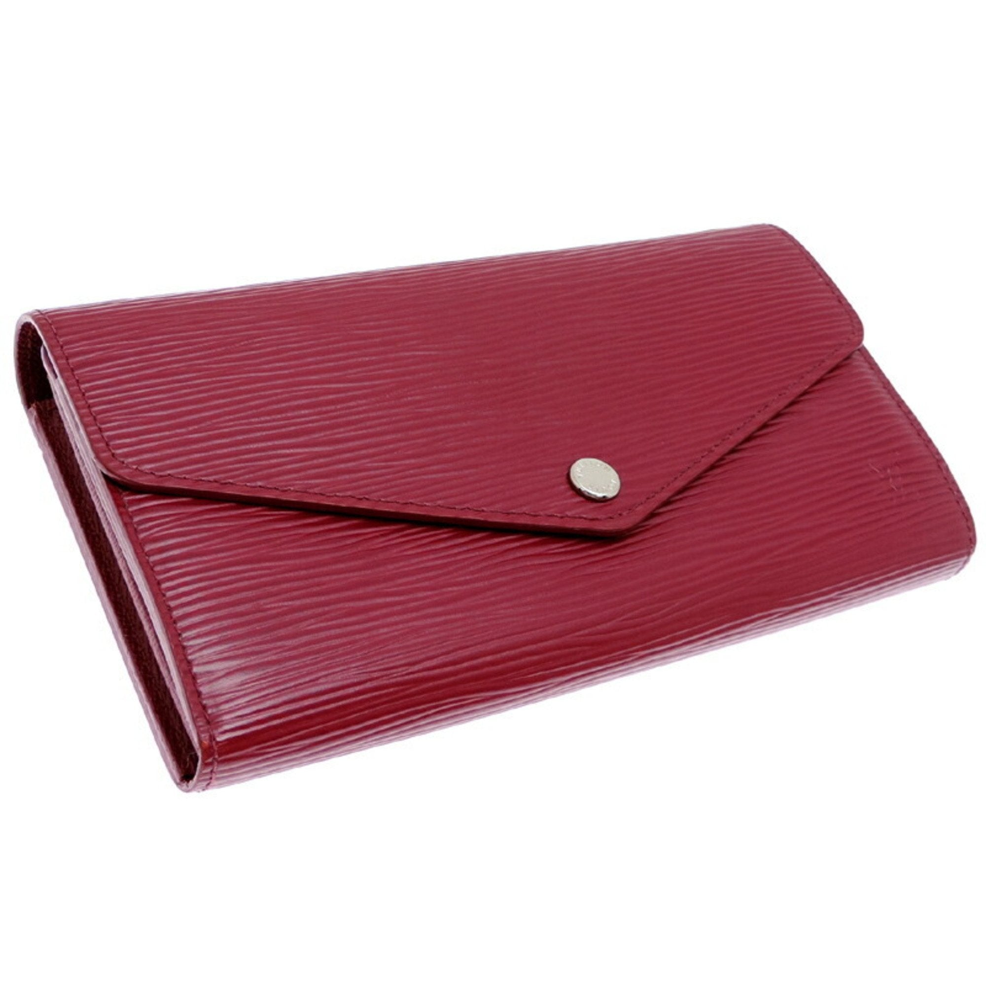 Louis Vuitton Fuchsia Pink Pink Epi Leather Long Wallet