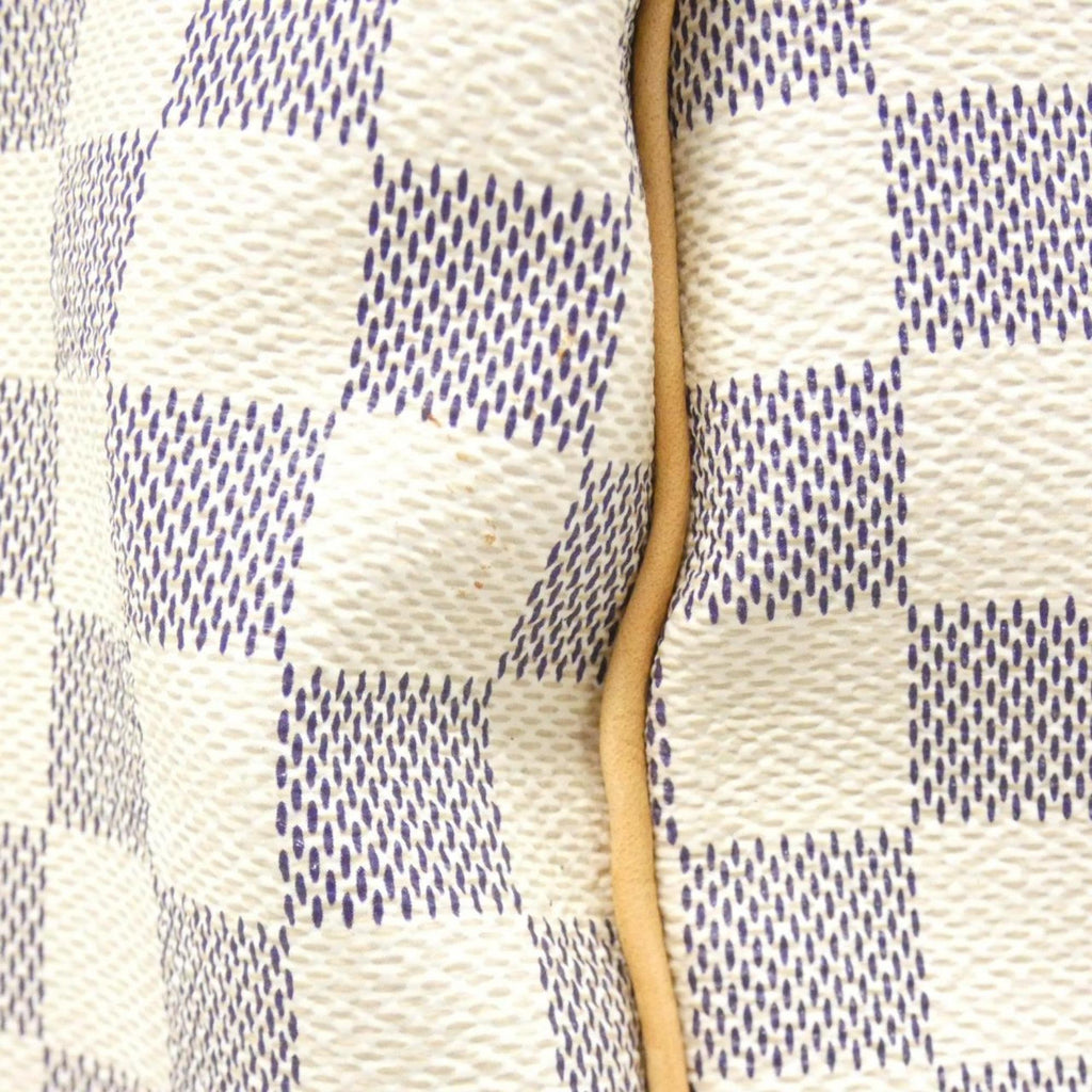 Louis Vuitton Azur Coated Canvas Boston Bag