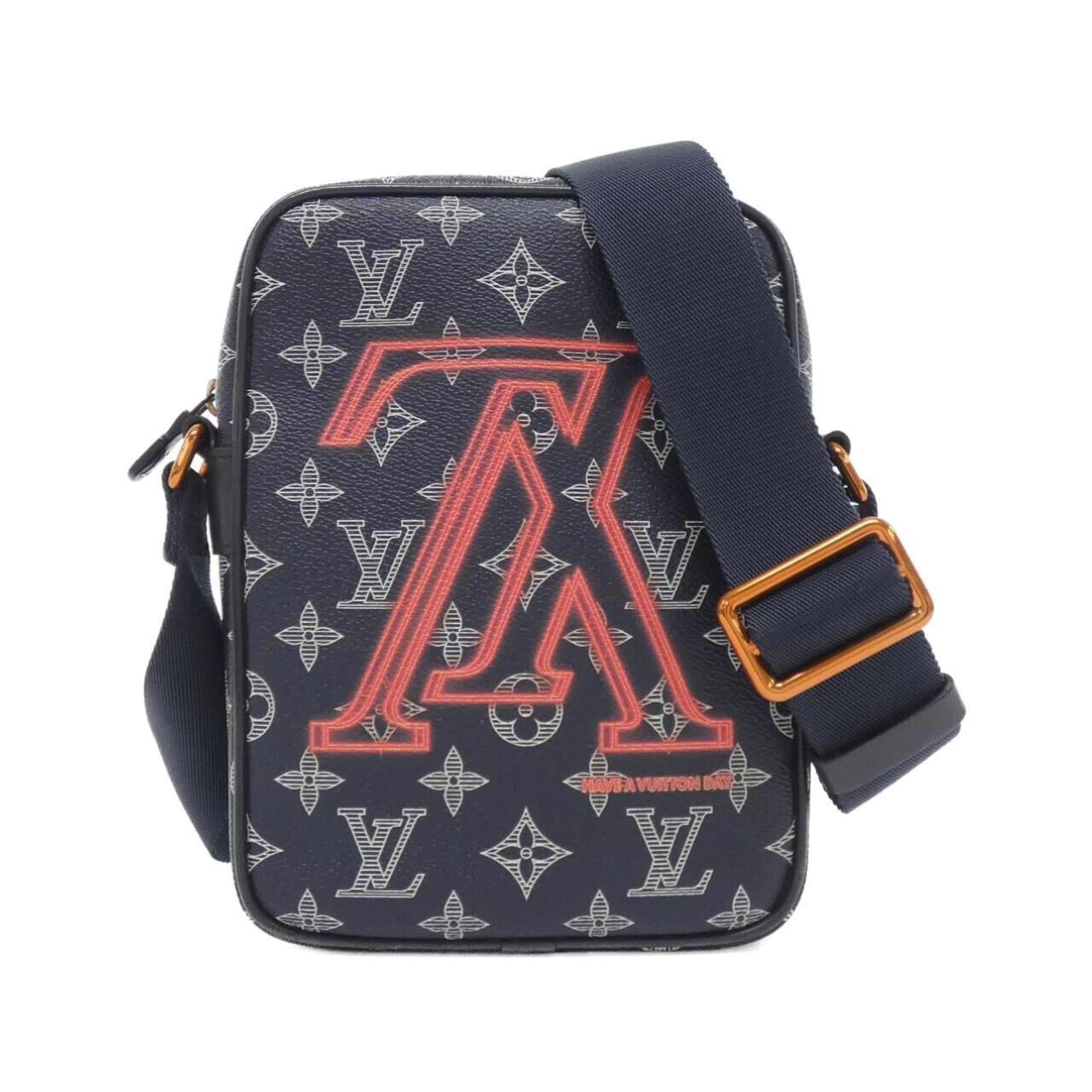 Louis Vuitton Corail Coated Canvas Shoulder Bag