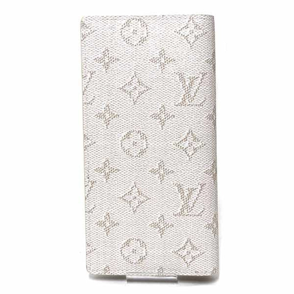 Louis Vuitton Monogram White Leather Long Wallet