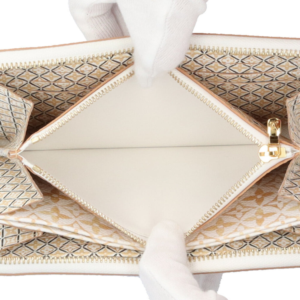 Louis Vuitton Pink White Monogram Empreinte Long Wallet