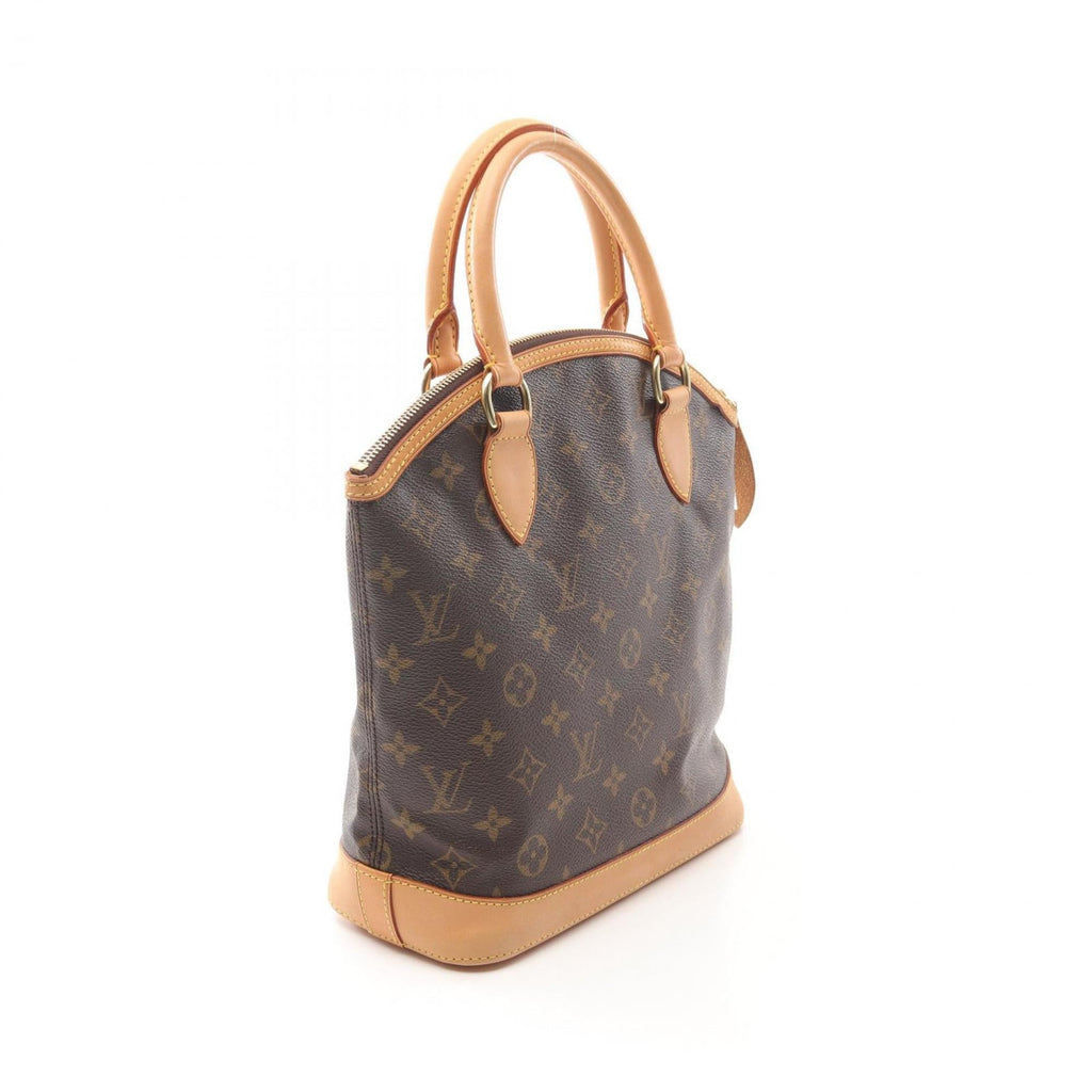 Louis Vuitton Monogram Brown Coated Canvas Leather Handbag
