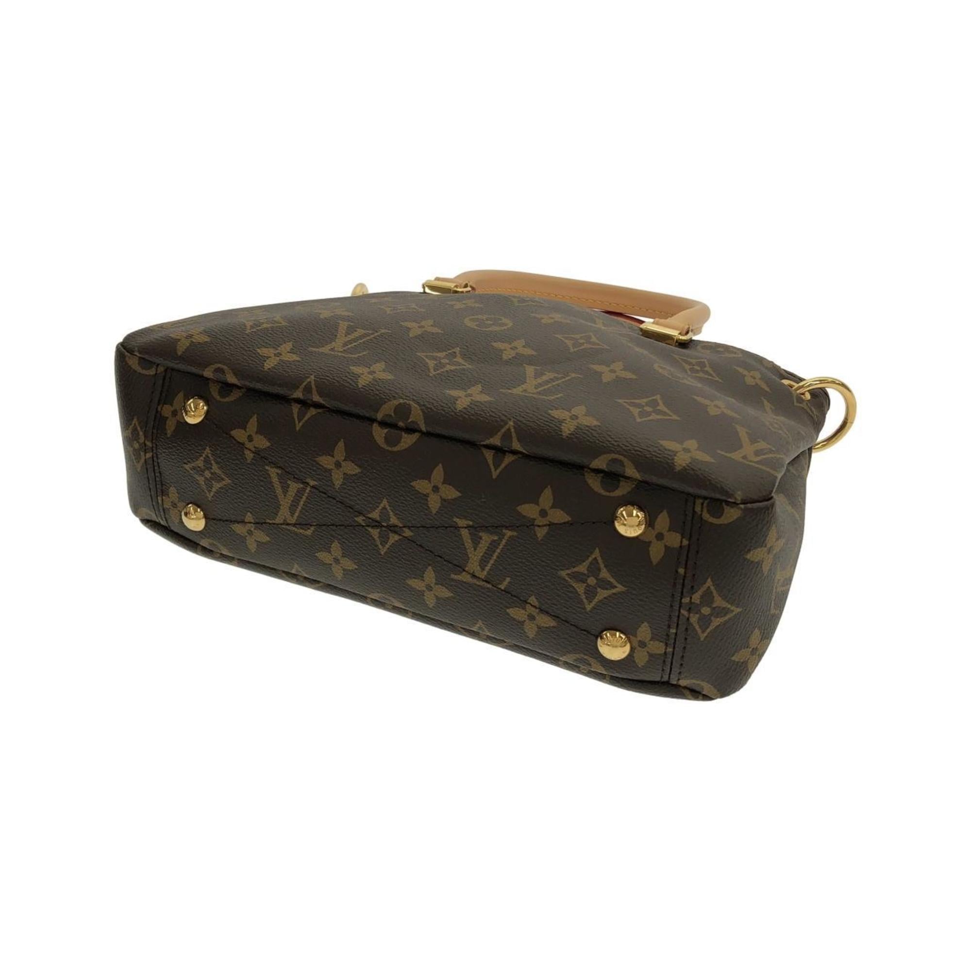 Louis Vuitton Brown Cerise Marron Coated Canvas Handbag
