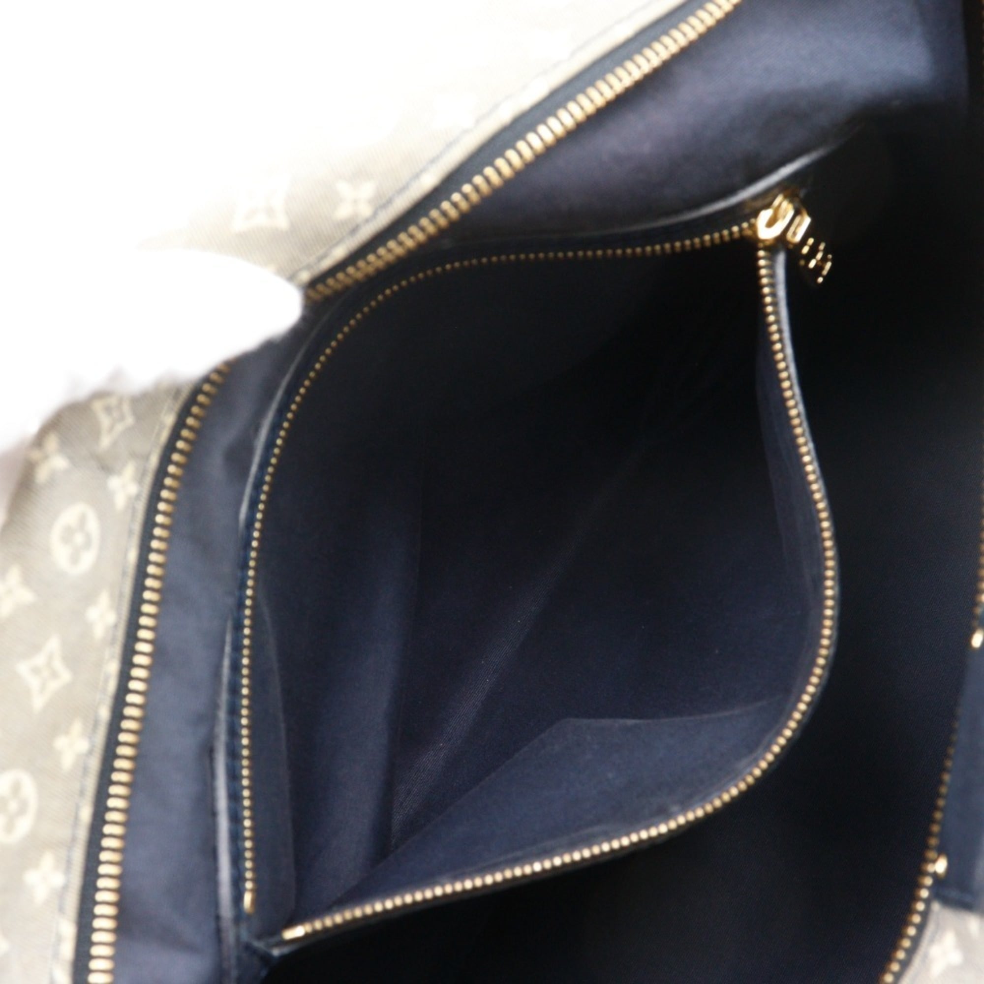 Louis Vuitton Gray Navy Canvas Shoulder Bag Tote Bag