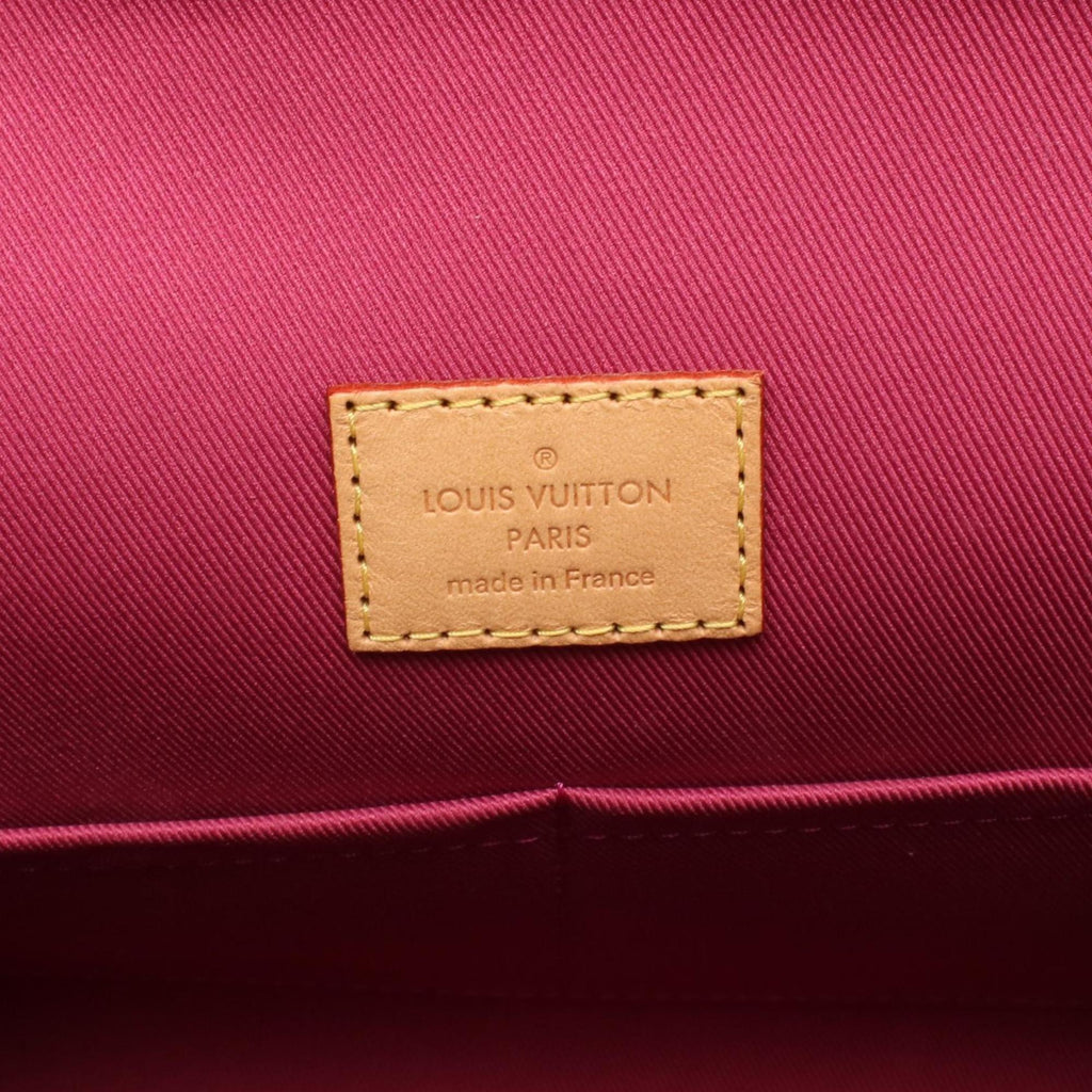 Louis Vuitton Brown Pvc Leather Handbag