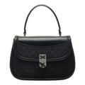 Gucci Black Canvas Leather Handbag (Pre-Owned)