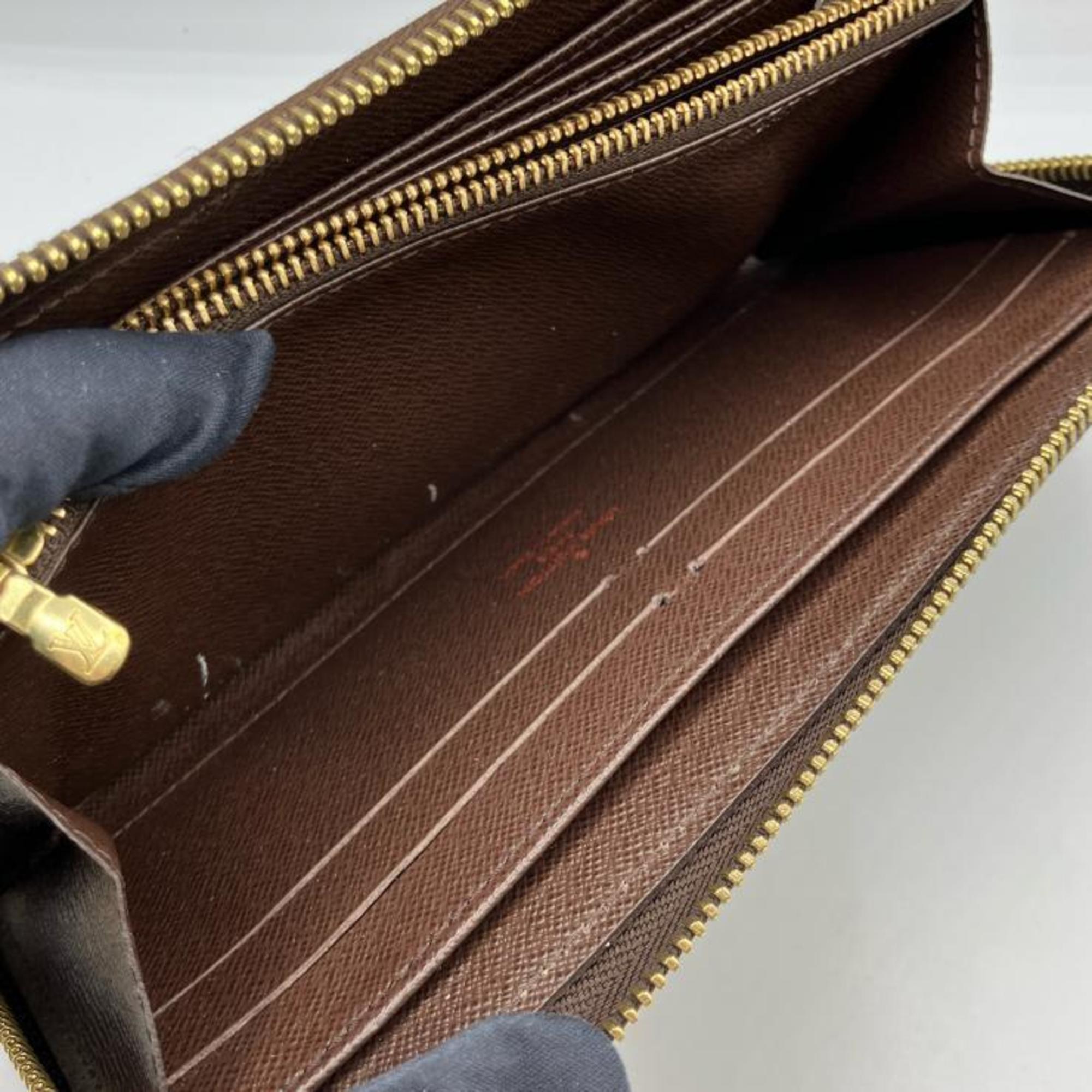 Louis Vuitton Brown Damier Canvas Damier Canvas Long Wallet