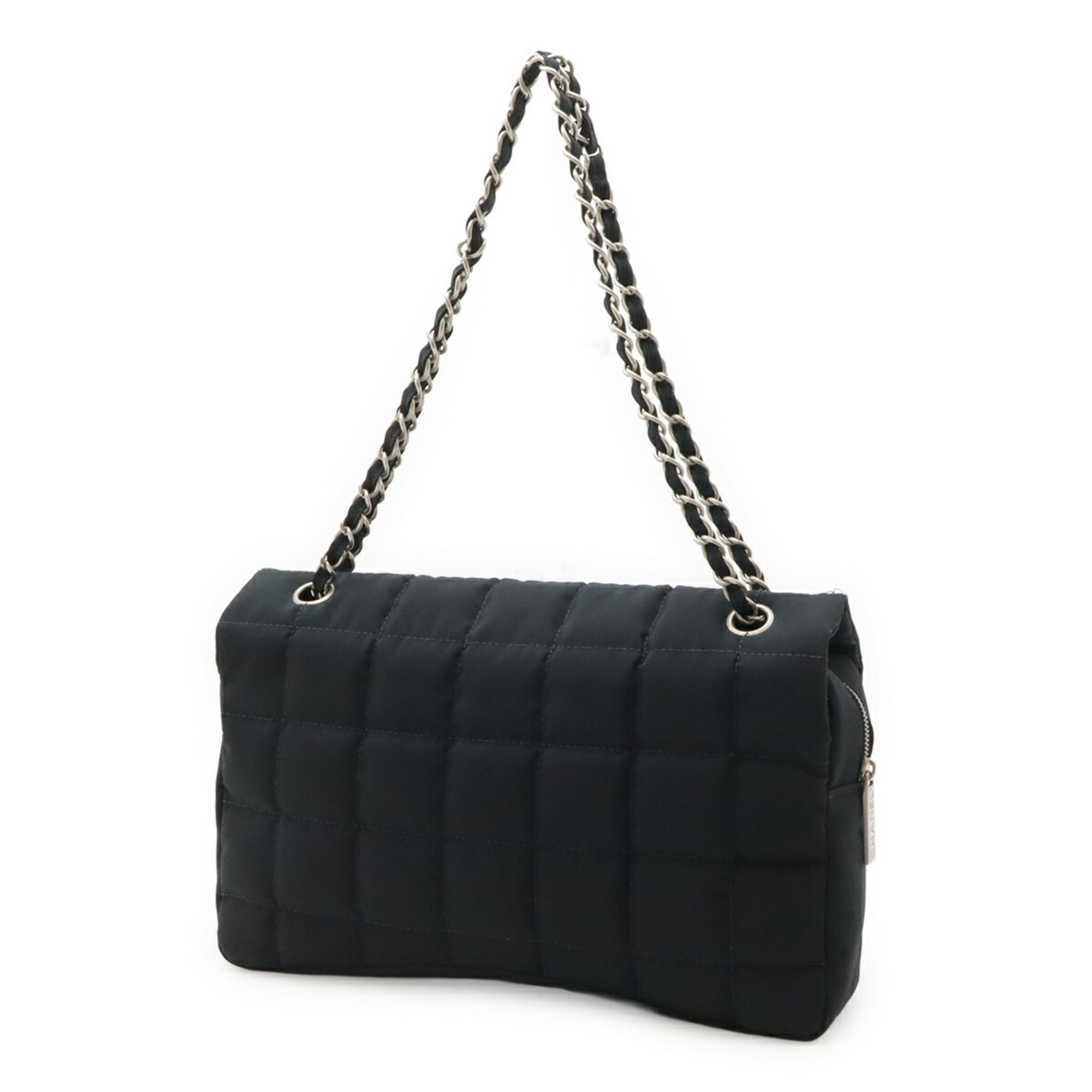 Chanel Black Nylon Shoulder Bag