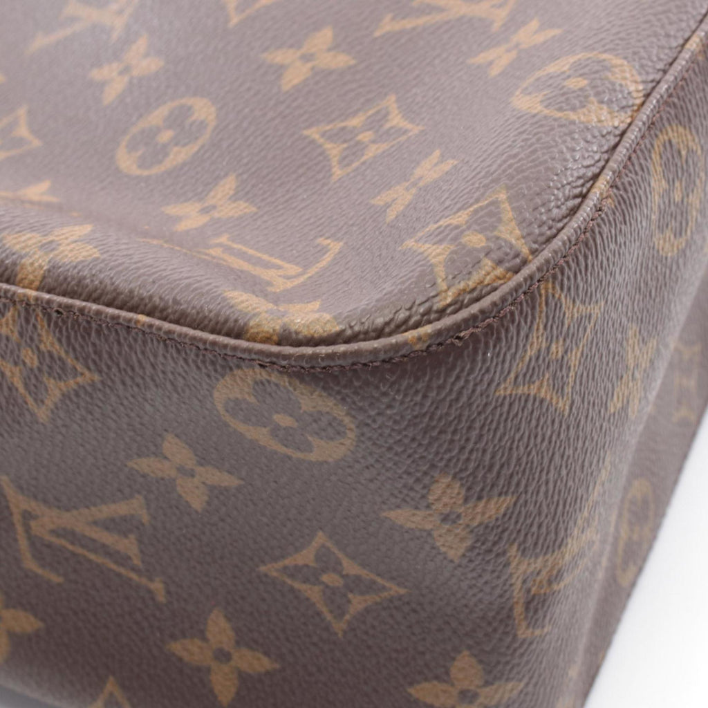 Louis Vuitton Brown Monogram Coated Canvas Leather Handbag Shoulder Bag