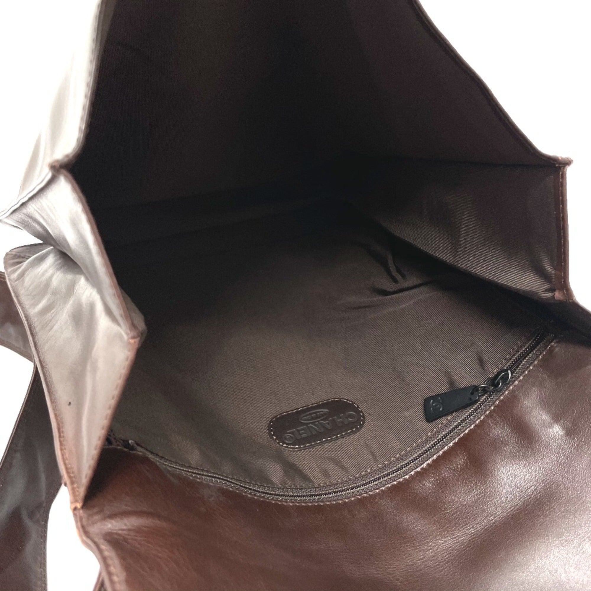 Chanel Brown Leather Shoulder Bag