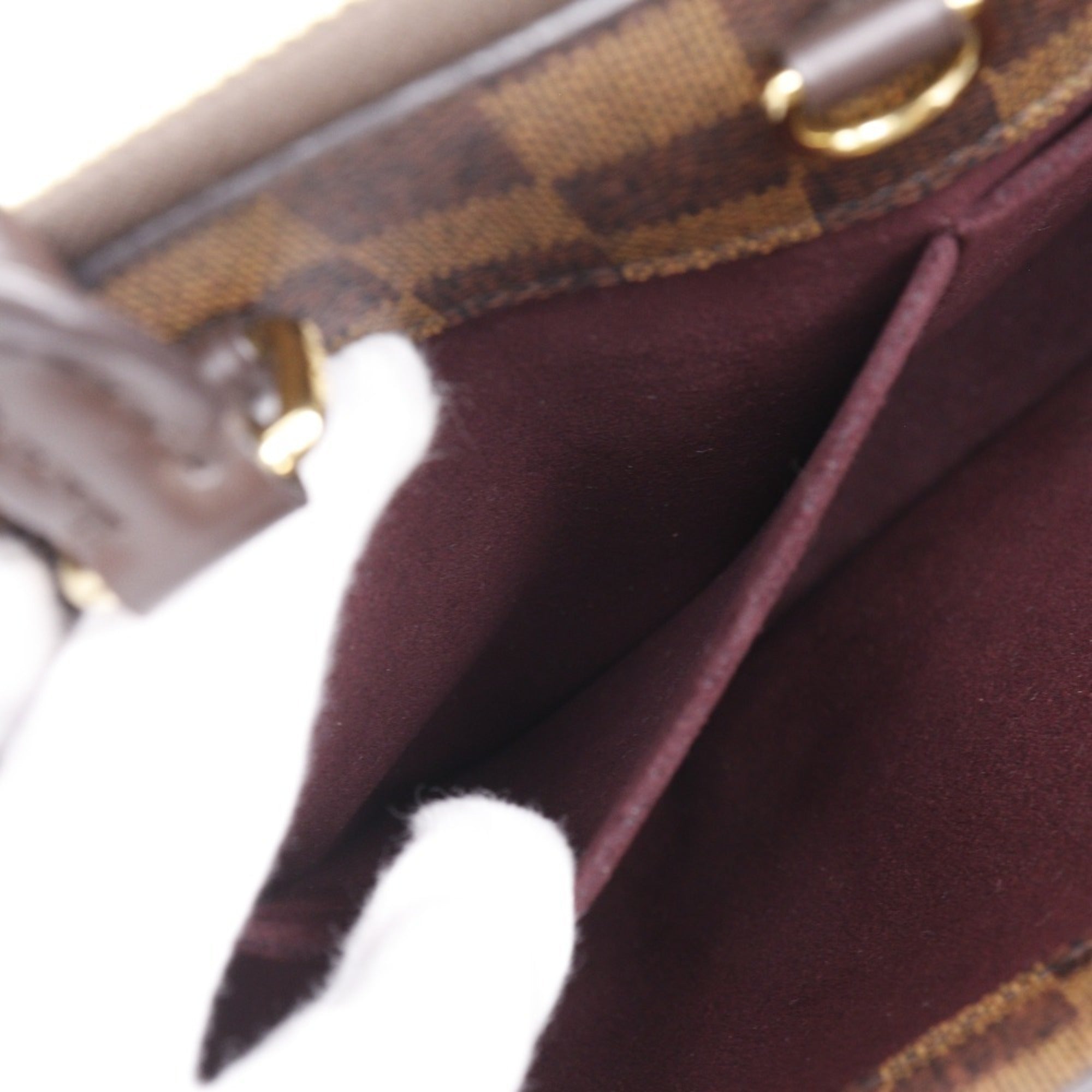Louis Vuitton Brown Damier Canvas Handbag