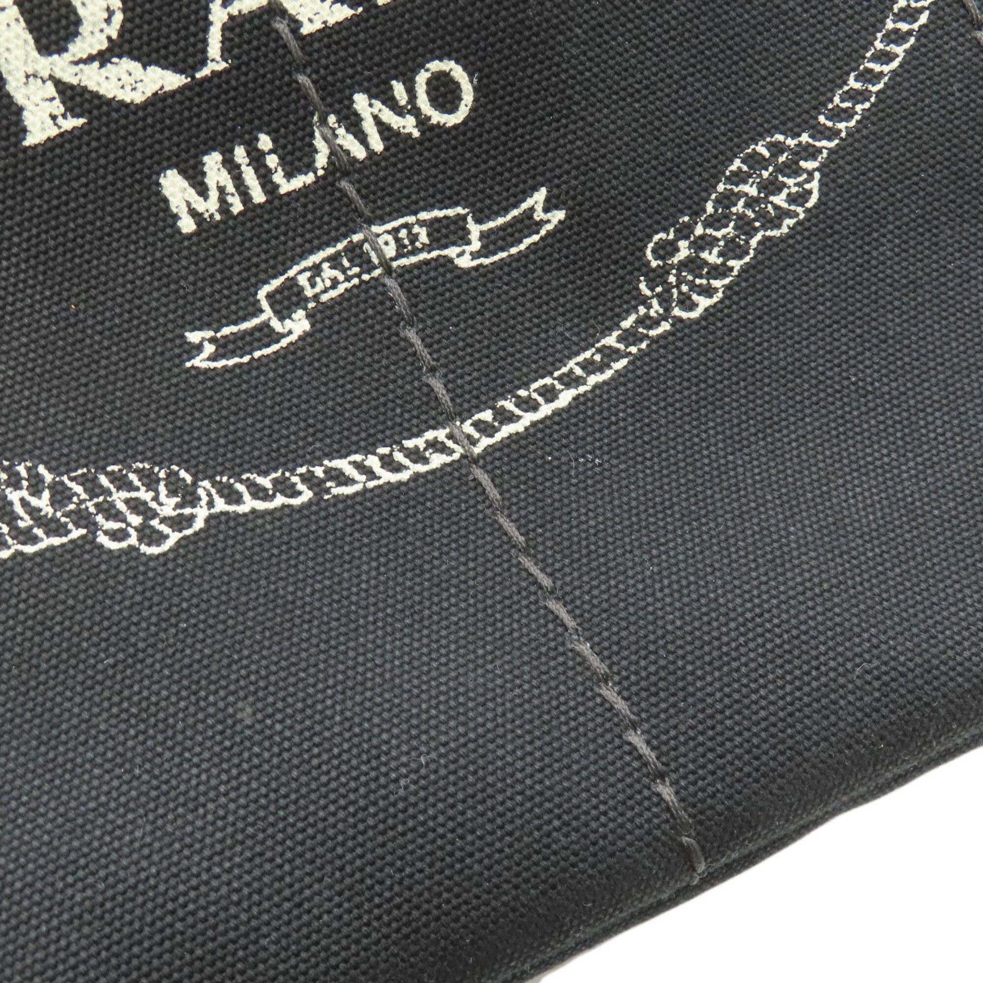 Prada Black Canvas Handbag