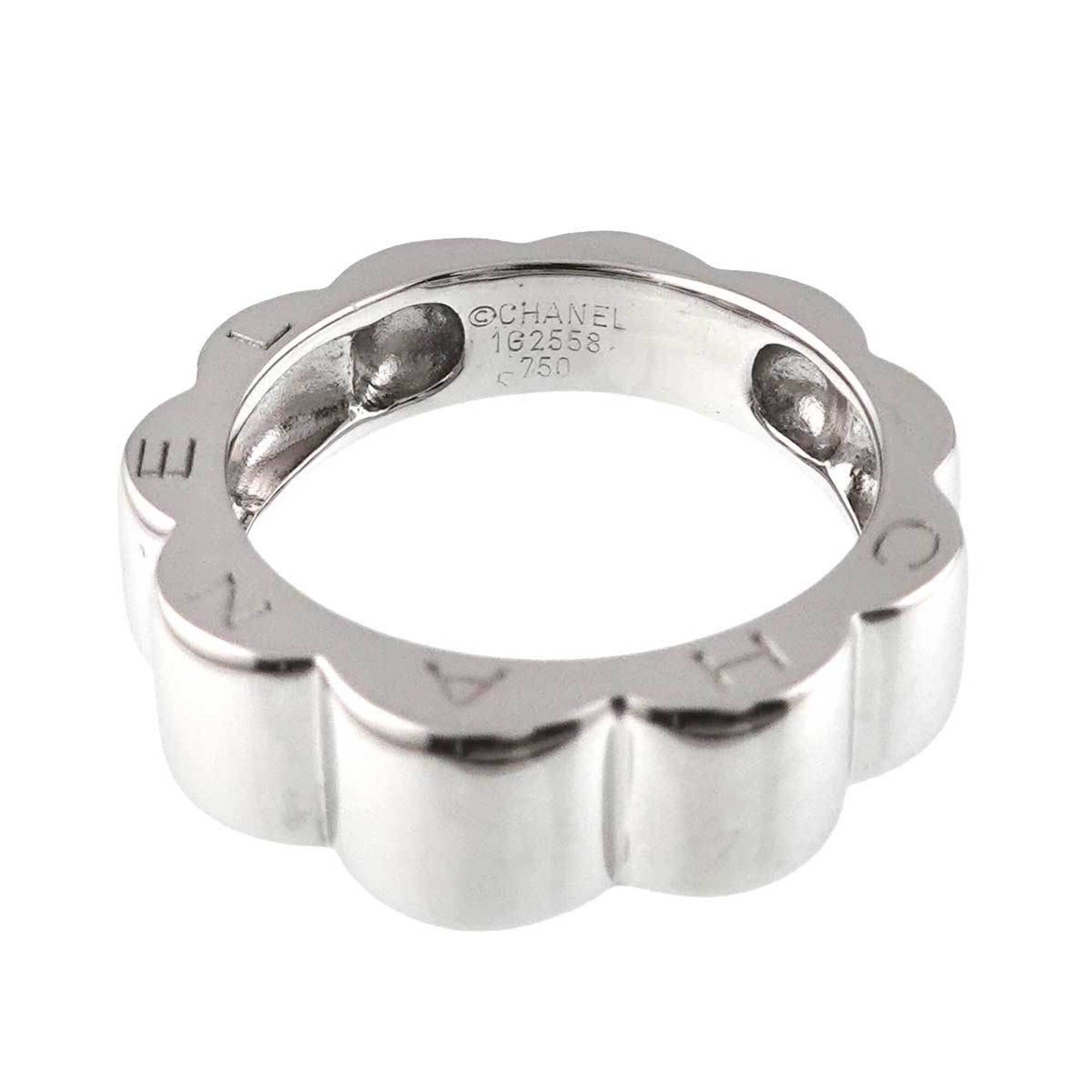 Chanel White Gold (18K) Band Ring